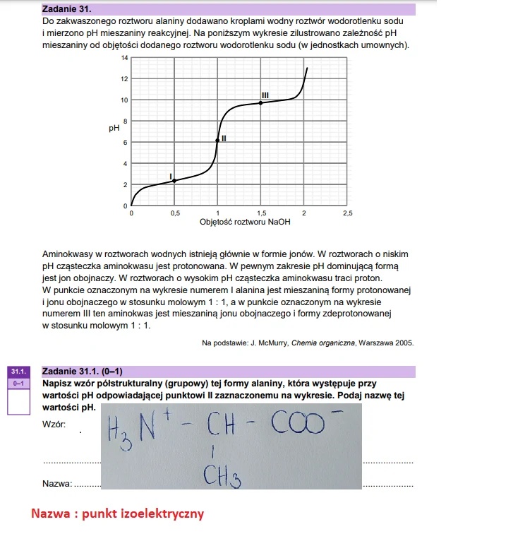 Matura maj 2023. Chemia, poziom rozszerzony – strona 31
