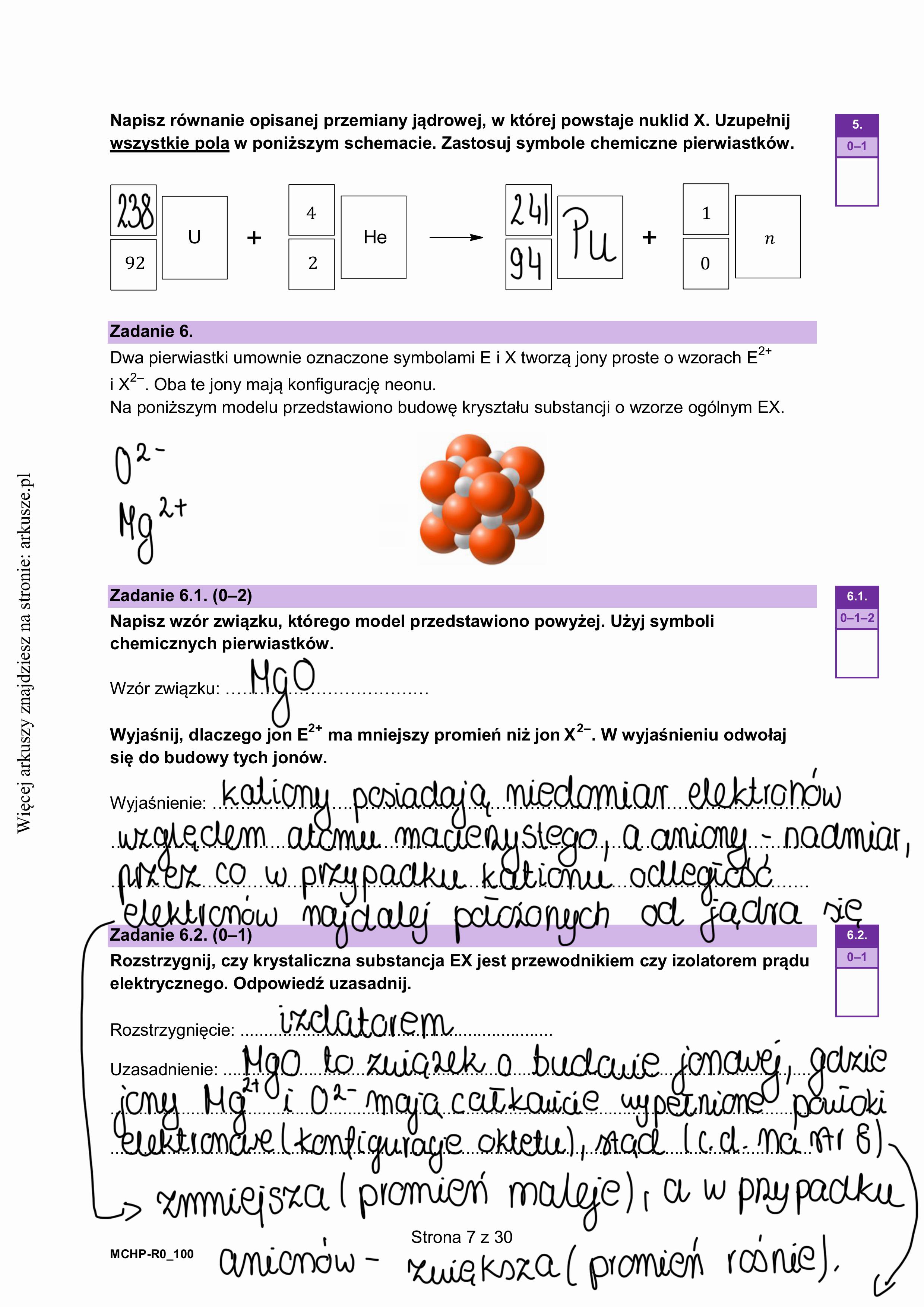 Matura grudzień 2024. Chemia, poziom rozszerzony – strona 4