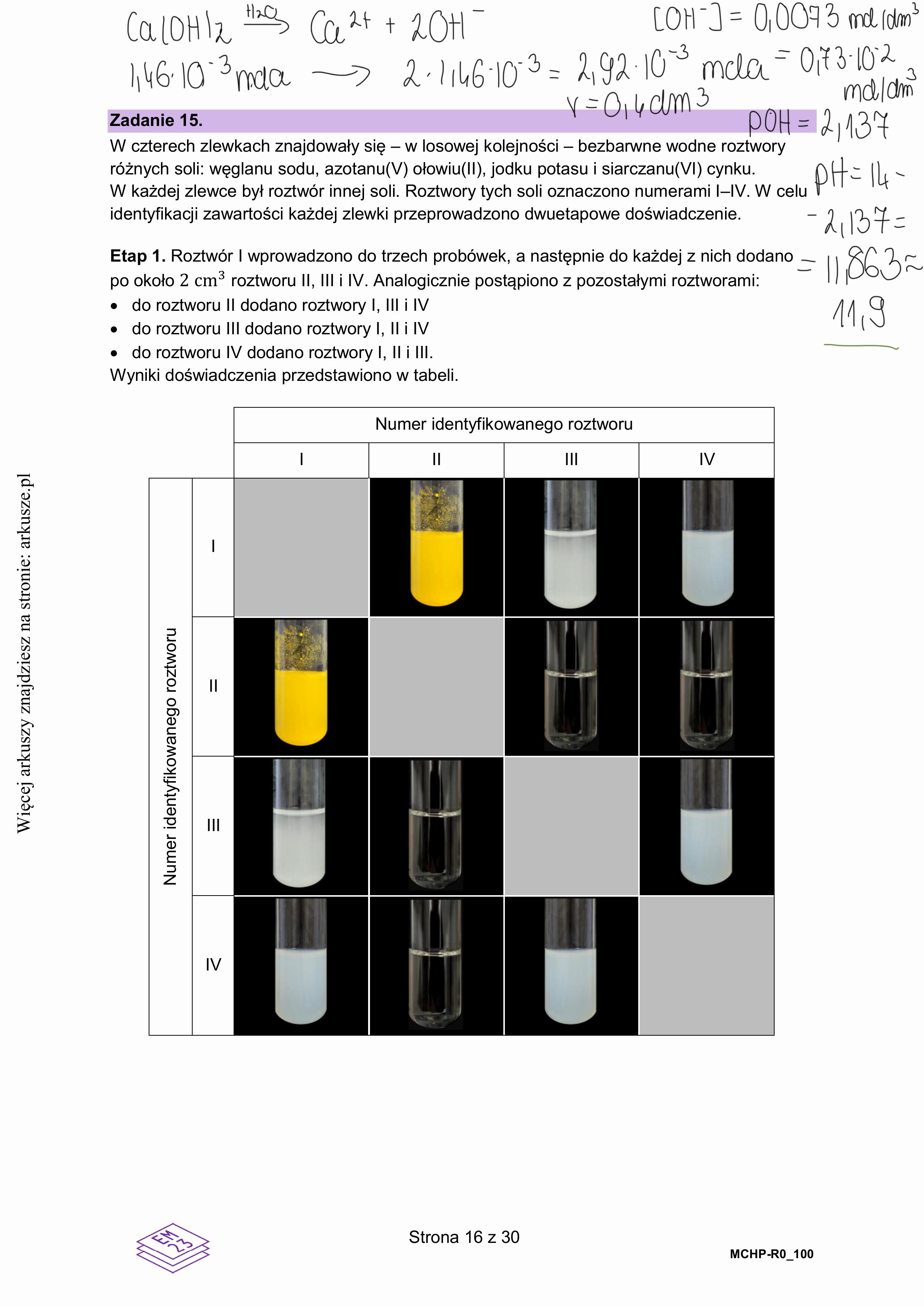 Matura grudzień 2024. Chemia, poziom rozszerzony – strona 14