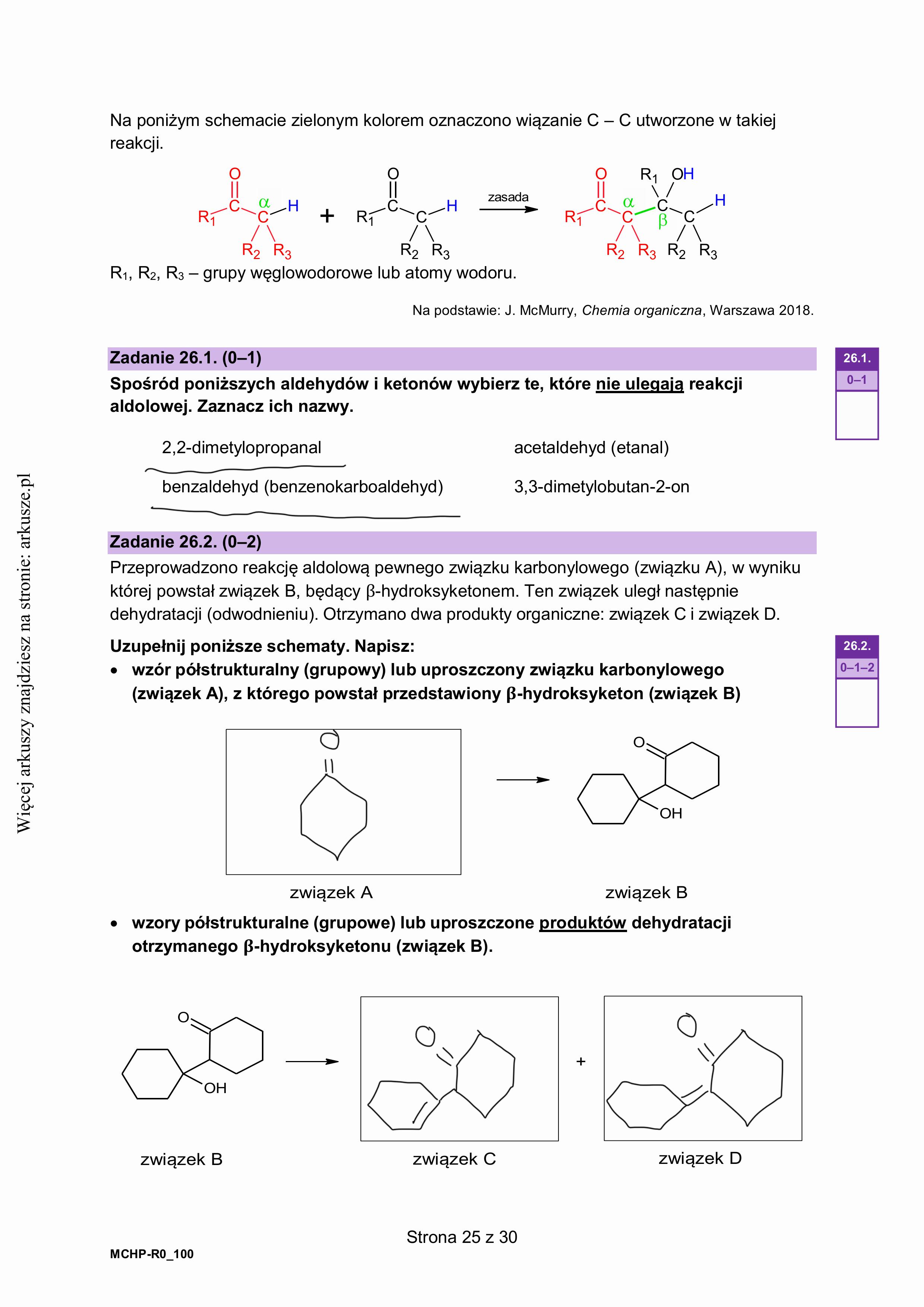 Matura grudzień 2024. Chemia, poziom rozszerzony – strona 23