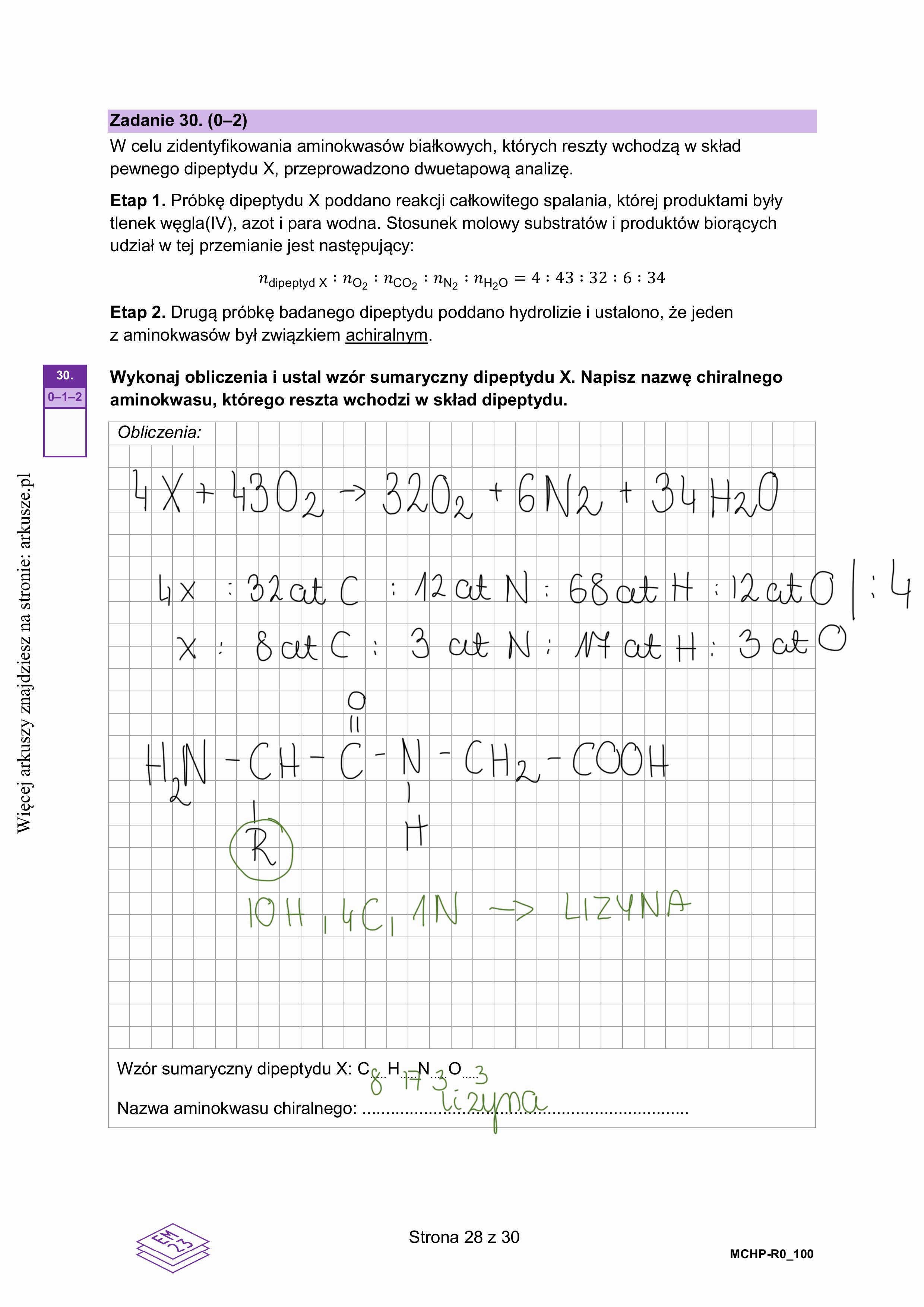 Matura grudzień 2024. Chemia, poziom rozszerzony – strona 26