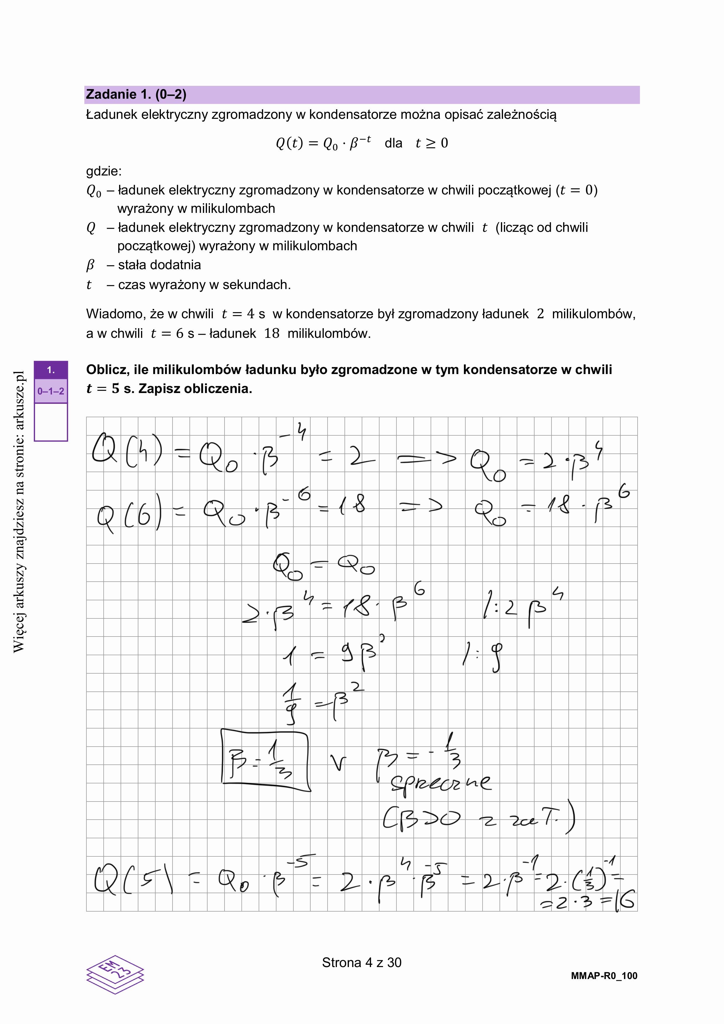 Matura próbna grudzień 2024. Matematyka, poziom rozszerzony – strona 2