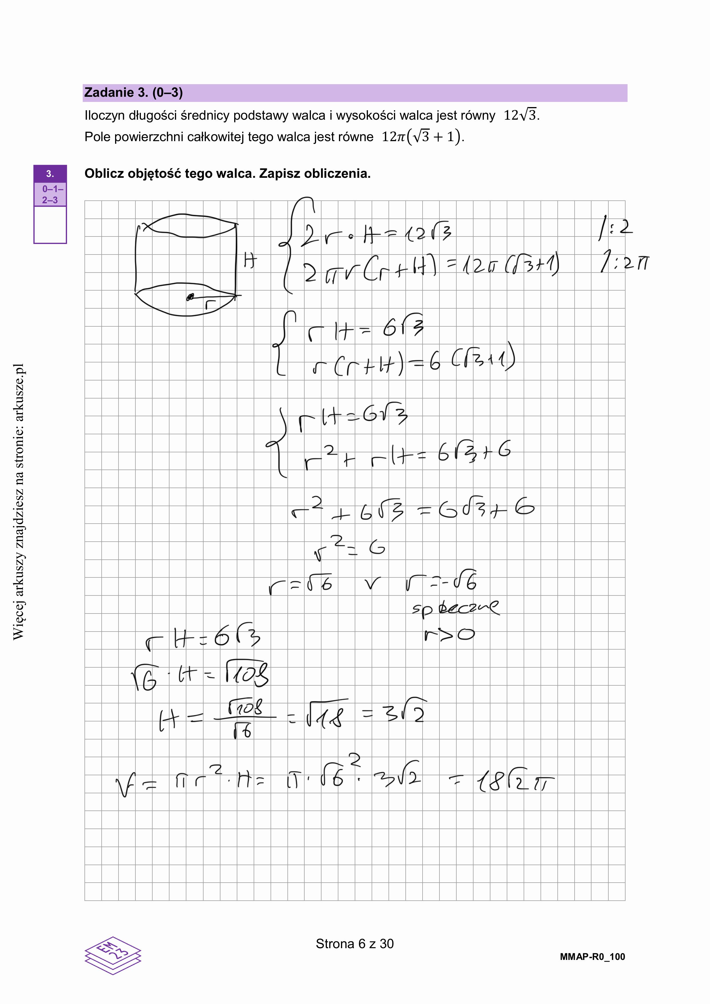 Matura próbna grudzień 2024. Matematyka, poziom rozszerzony – strona 4