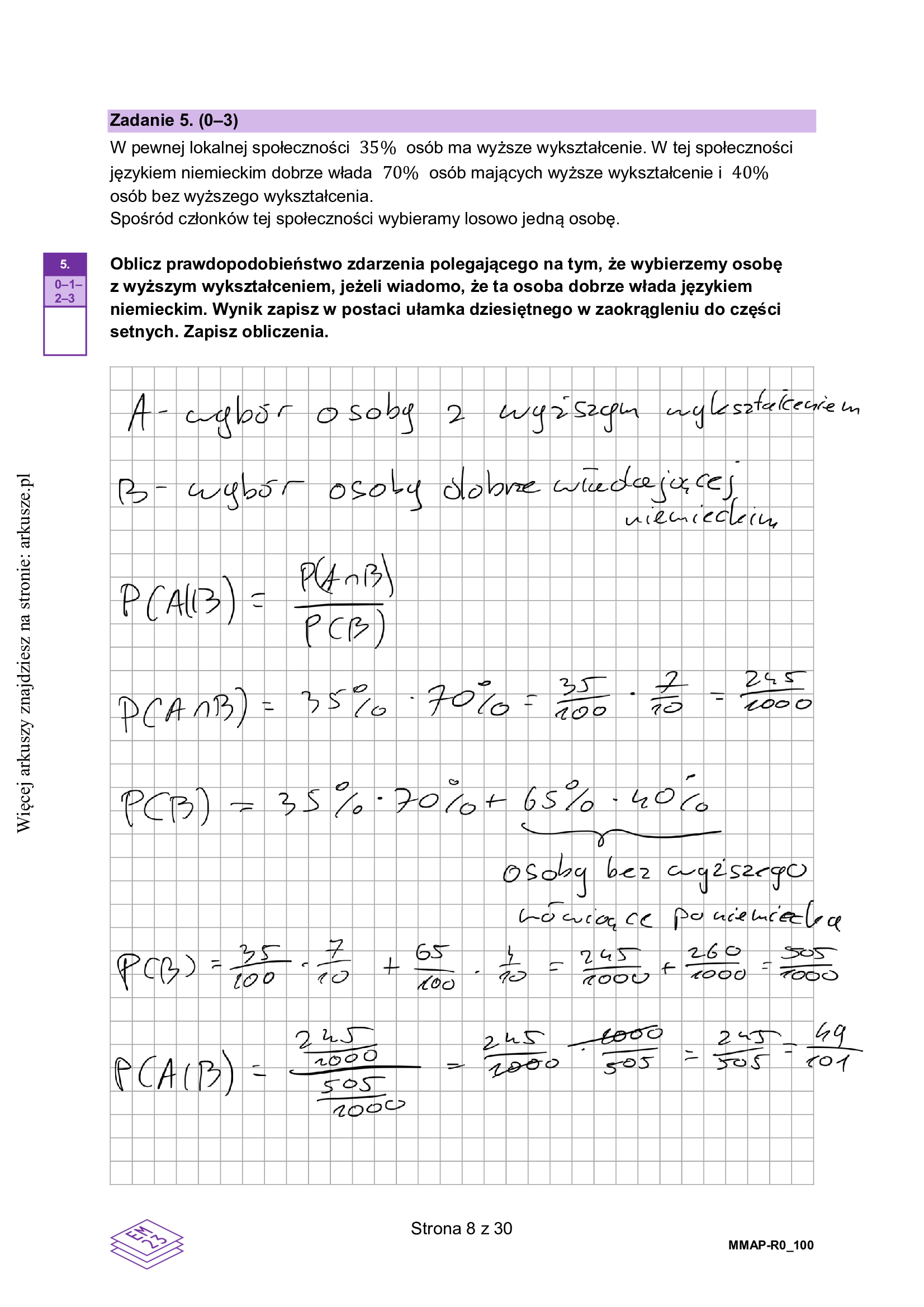 Matura próbna grudzień 2024. Matematyka, poziom rozszerzony – strona 6