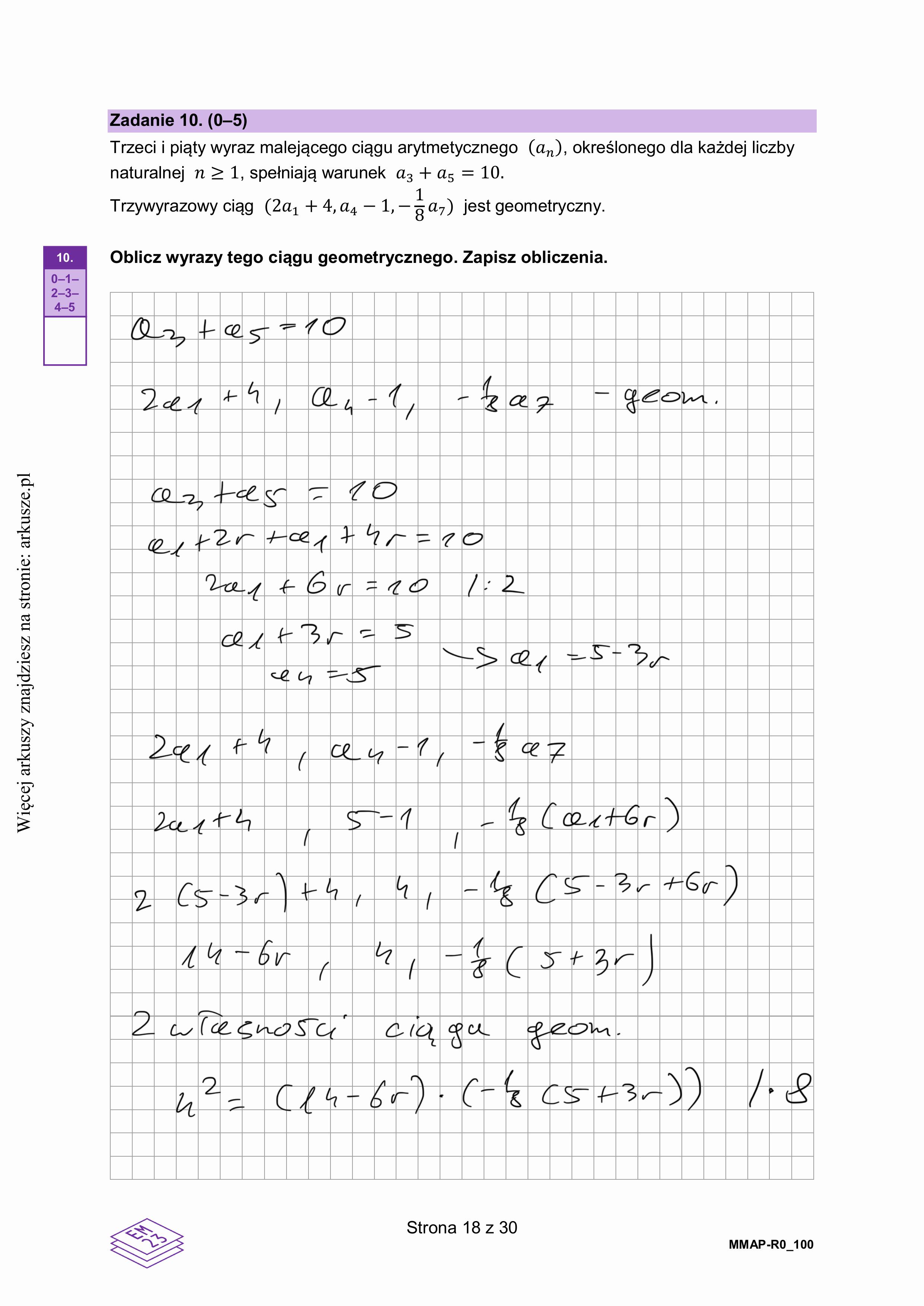Matura próbna grudzień 2024. Matematyka, poziom rozszerzony – strona 14