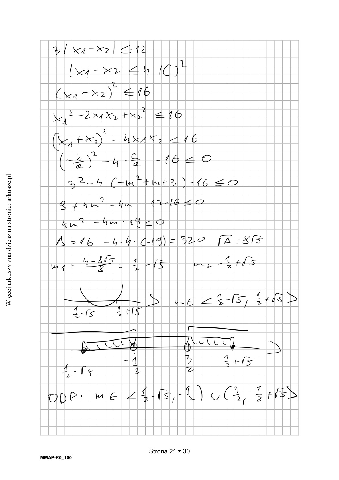 Matura próbna grudzień 2024. Matematyka, poziom rozszerzony – strona 17