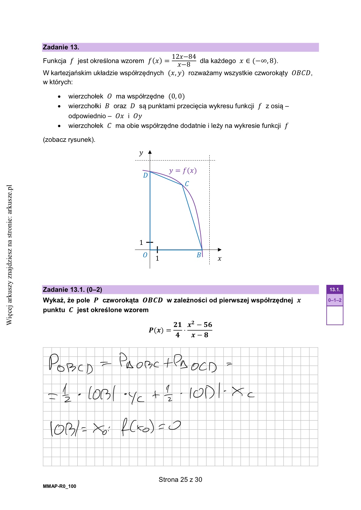 Matura próbna grudzień 2024. Matematyka, poziom rozszerzony – strona 21