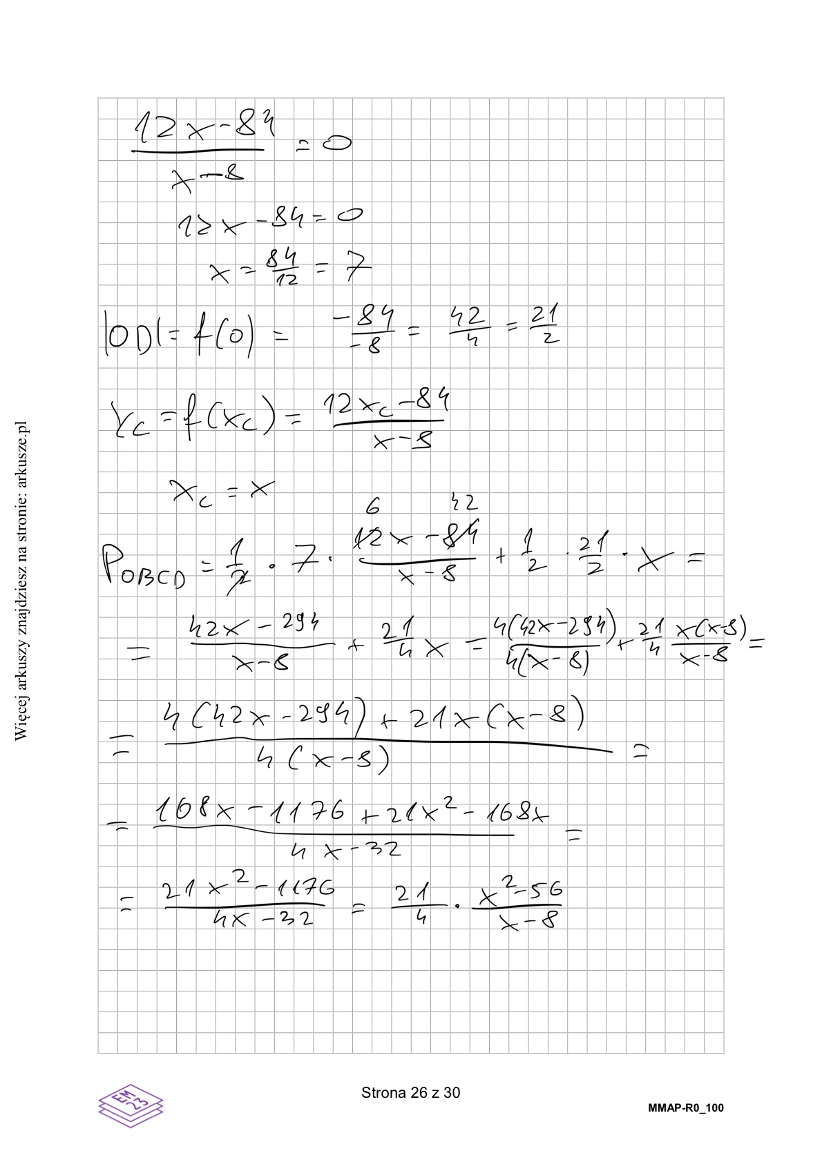 Matura próbna grudzień 2024. Matematyka, poziom rozszerzony – strona 22