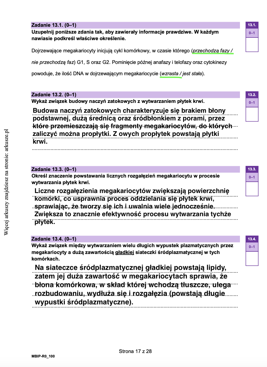Matura próbna grudzień 2024. Biologia, poziom rozszerzony – strona 14