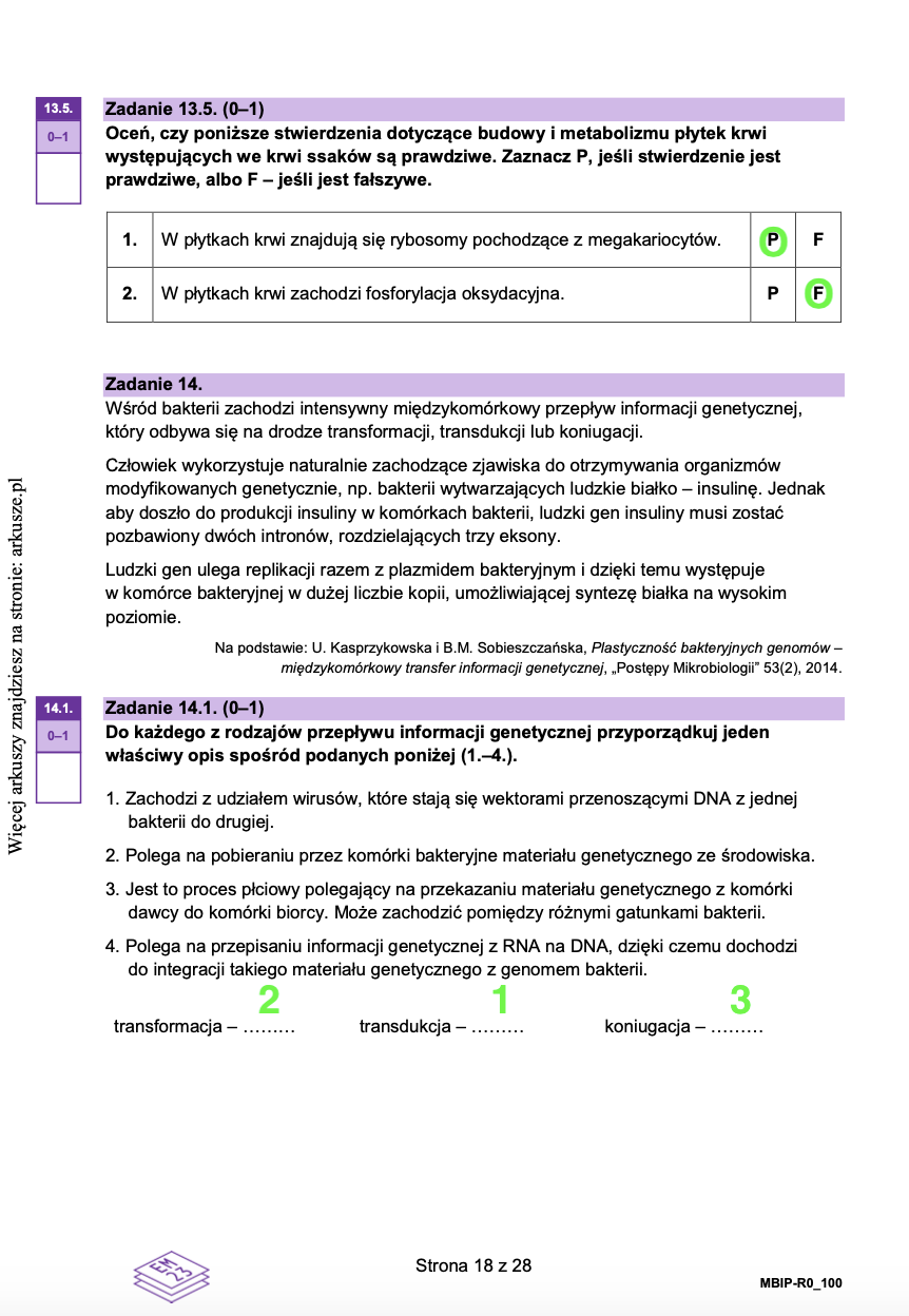 Matura próbna grudzień 2024. Biologia, poziom rozszerzony – strona 15