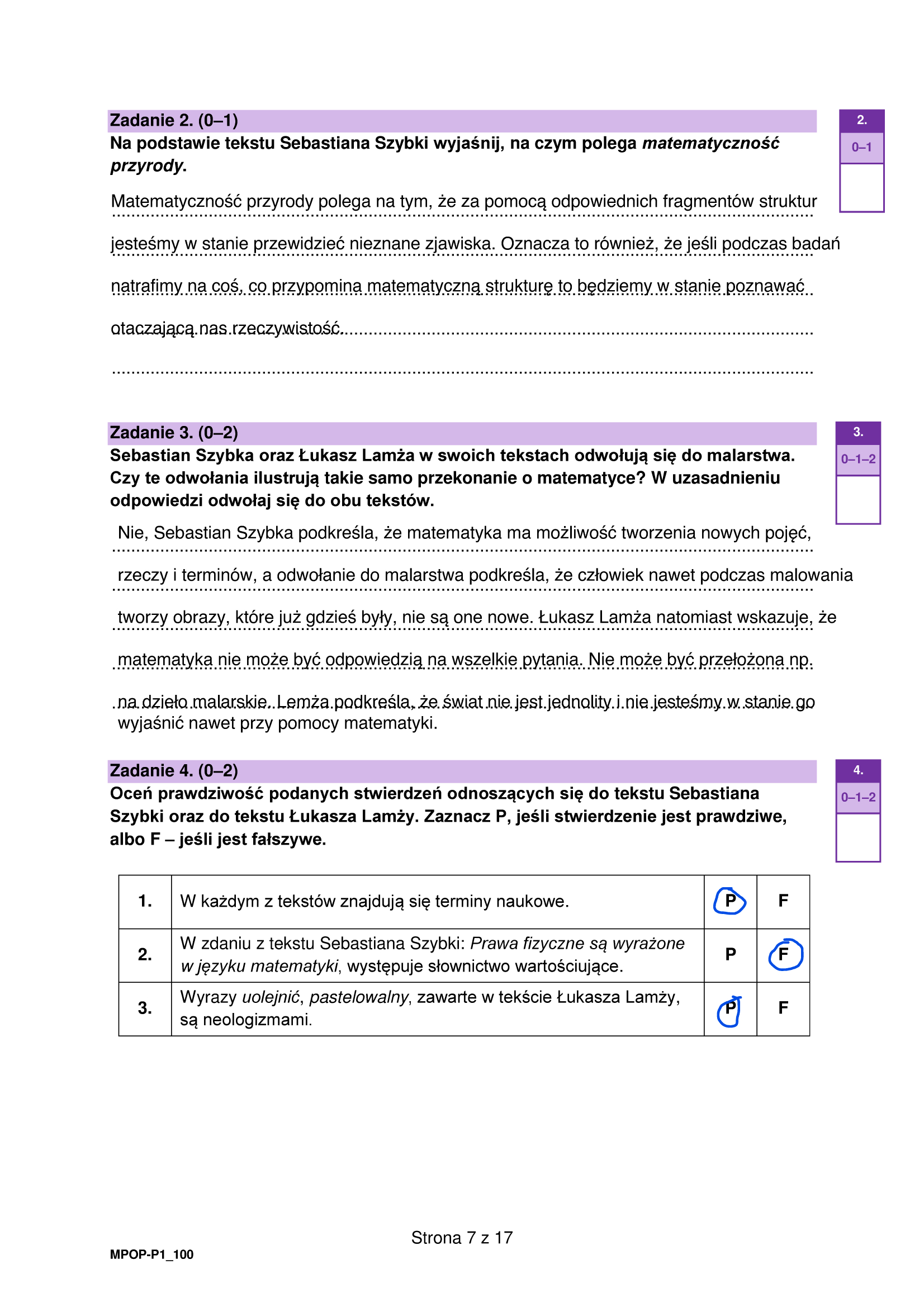 Matura próbna grudzień 2024. Język polski, poziom podstawowy –  strona 5