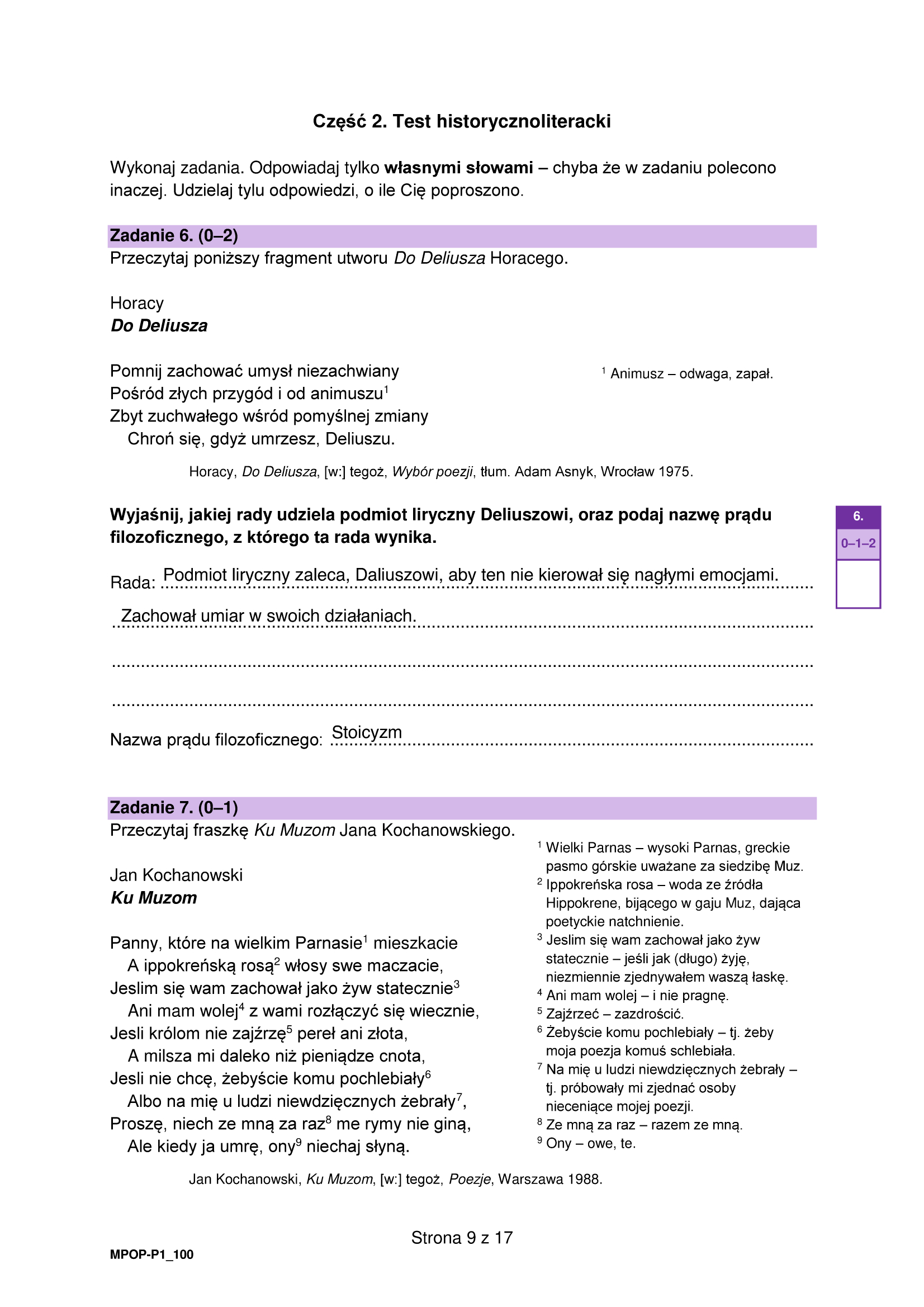 Matura próbna grudzień 2024. Język polski, poziom podstawowy –  strona 7