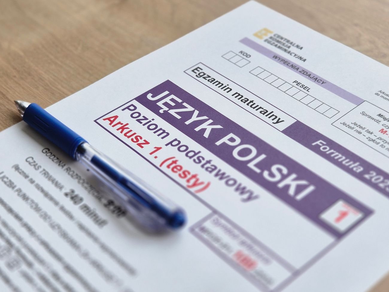 Matura z języka polskiego maj 2023 - poziom podstawowy