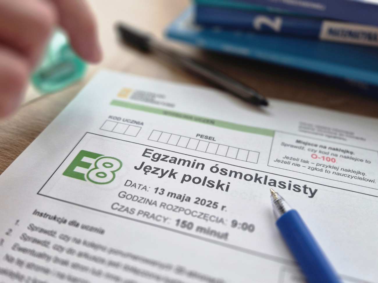 Egzamin ósmoklasisty z języka polskiego maj 2025 – arkusz główny