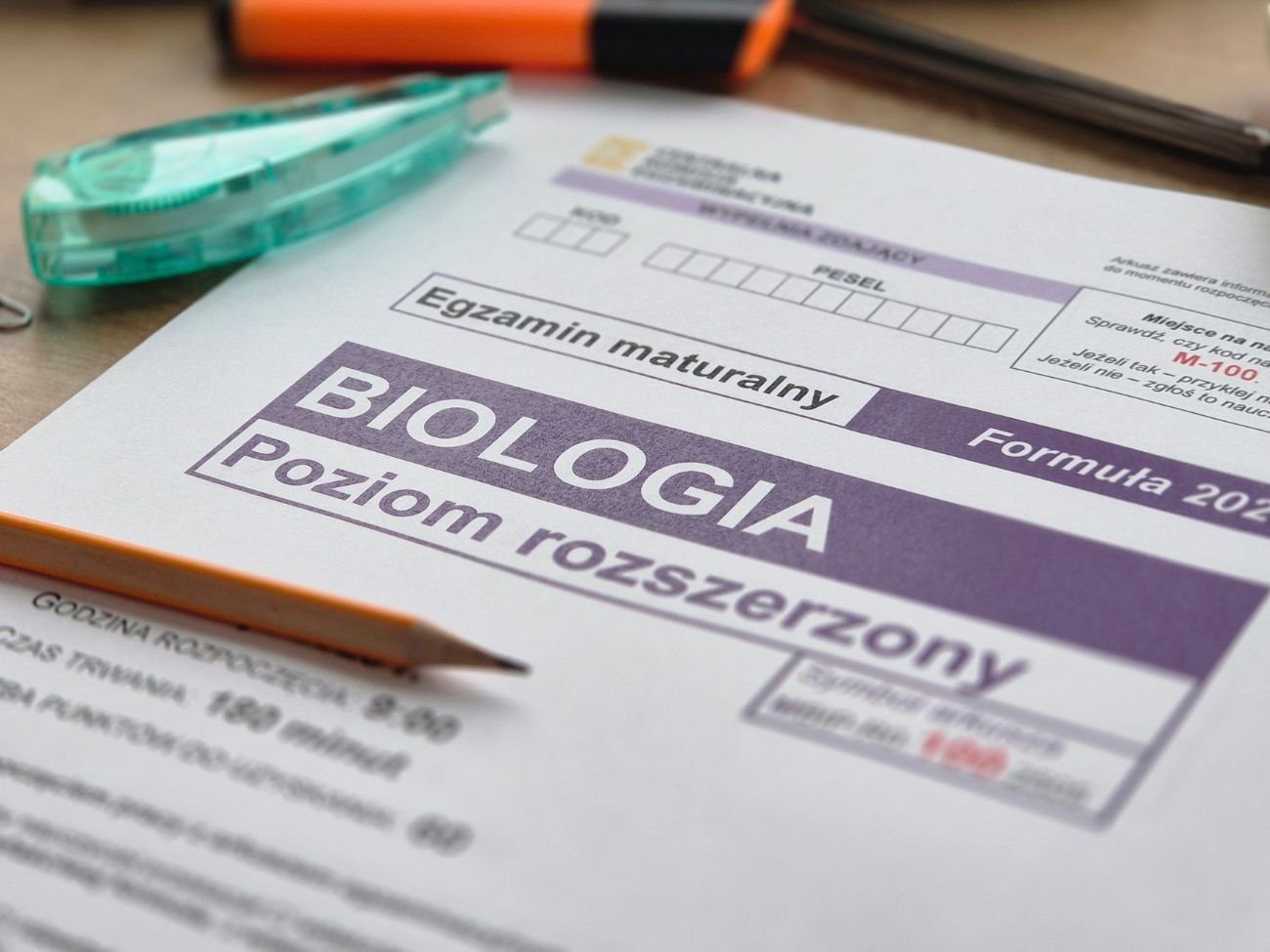 Matura próbna z biologii styczeń 2026 - poziom rozszerzony