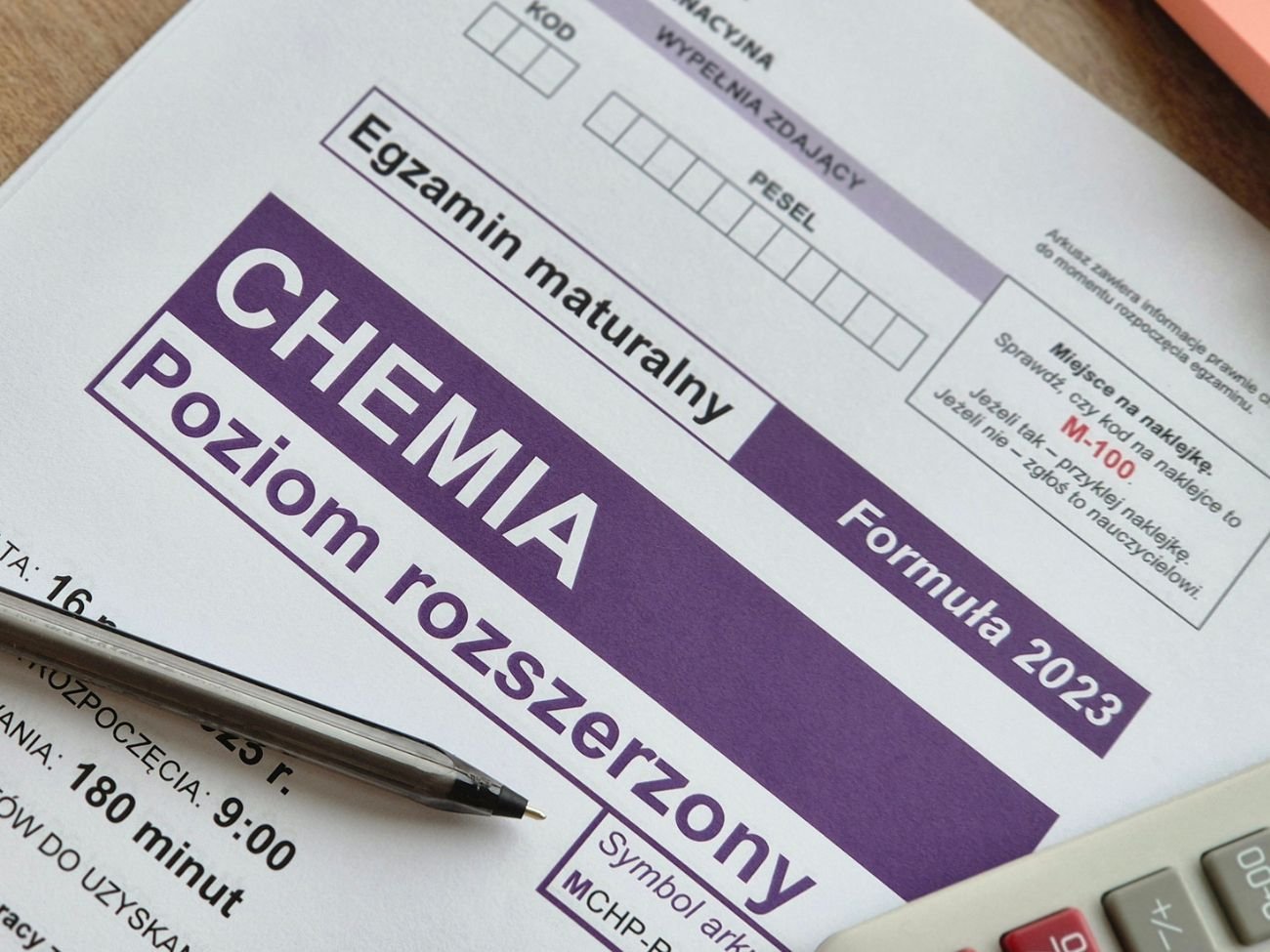 Matura próbna z chemii grudzień 2024- poziom rozszerzony