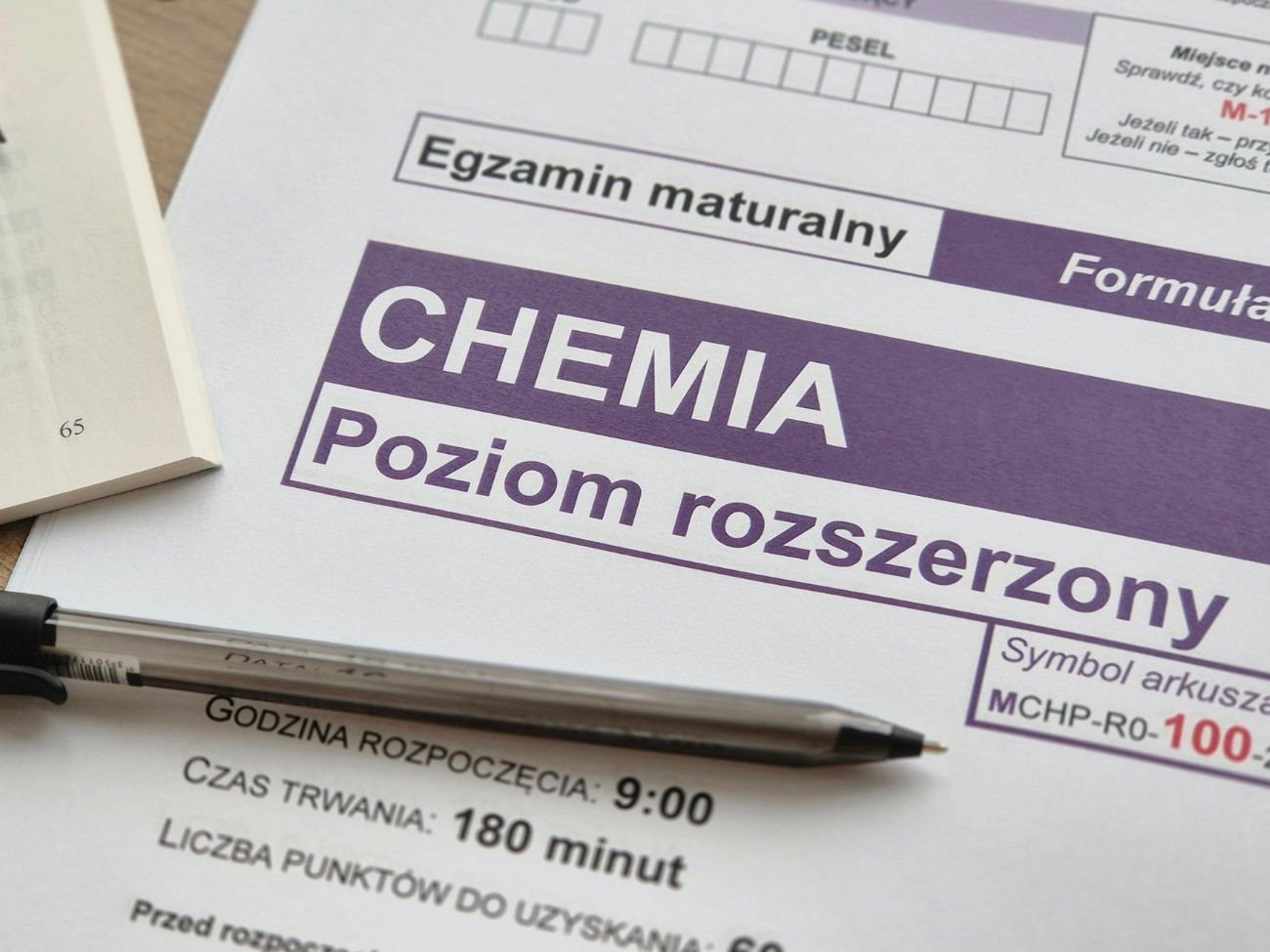 Matura z chemii maj 2025 - poziom rozszerzony