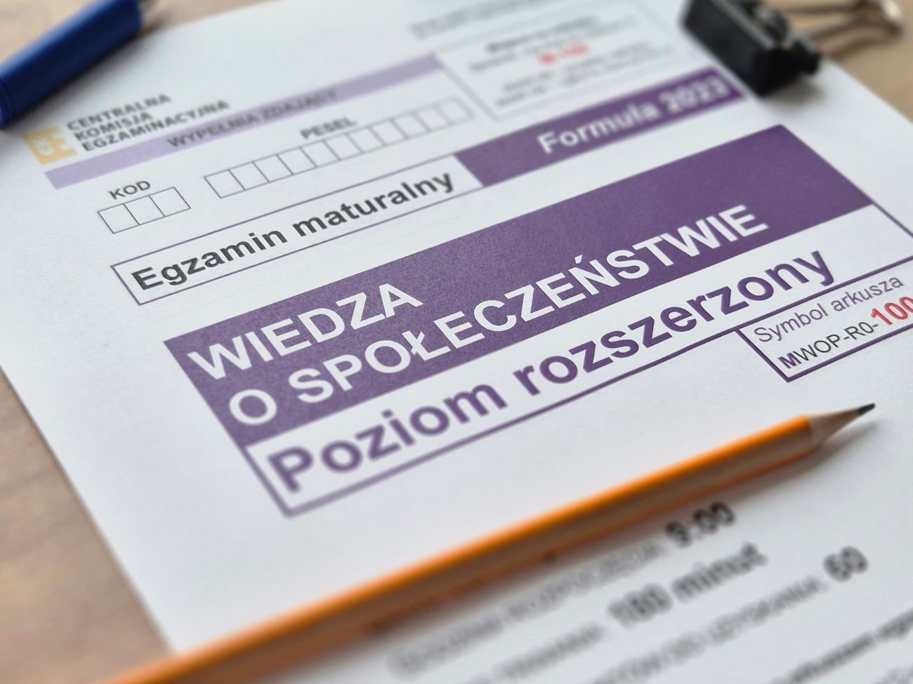 Matura z wiedzy o społeczeństwie maj 2023 - poziom rozszerzony