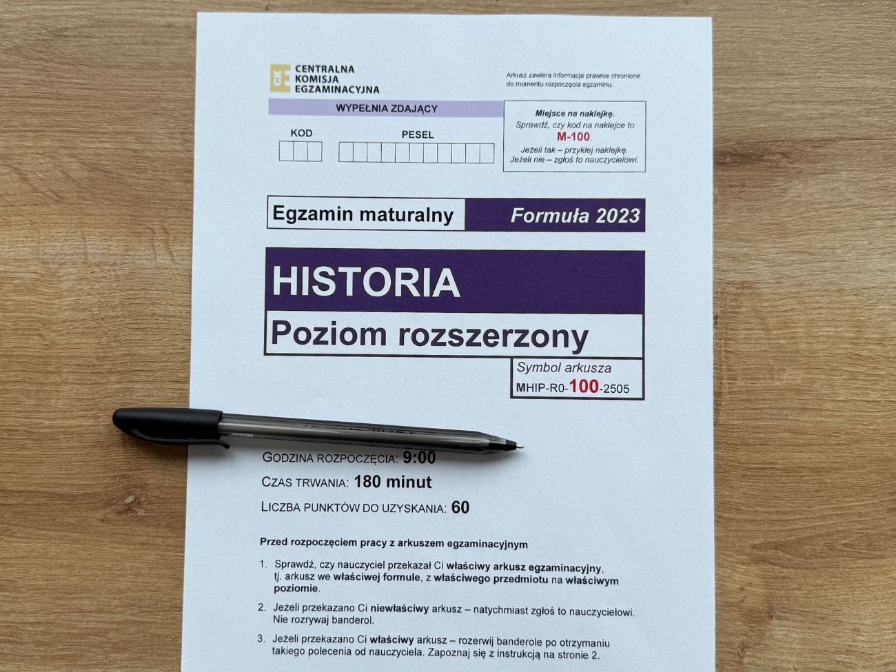 Matura z historii maj 2023 - poziom rozszerzony