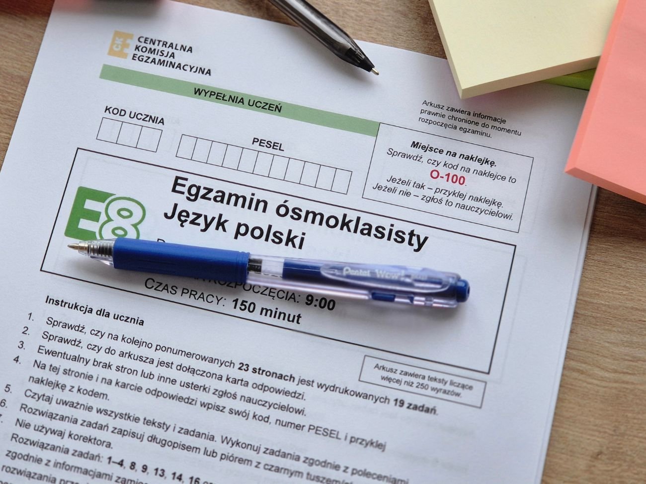 Egzamin ósmoklasisty z języka polskiego maj 2023 – arkusz główny