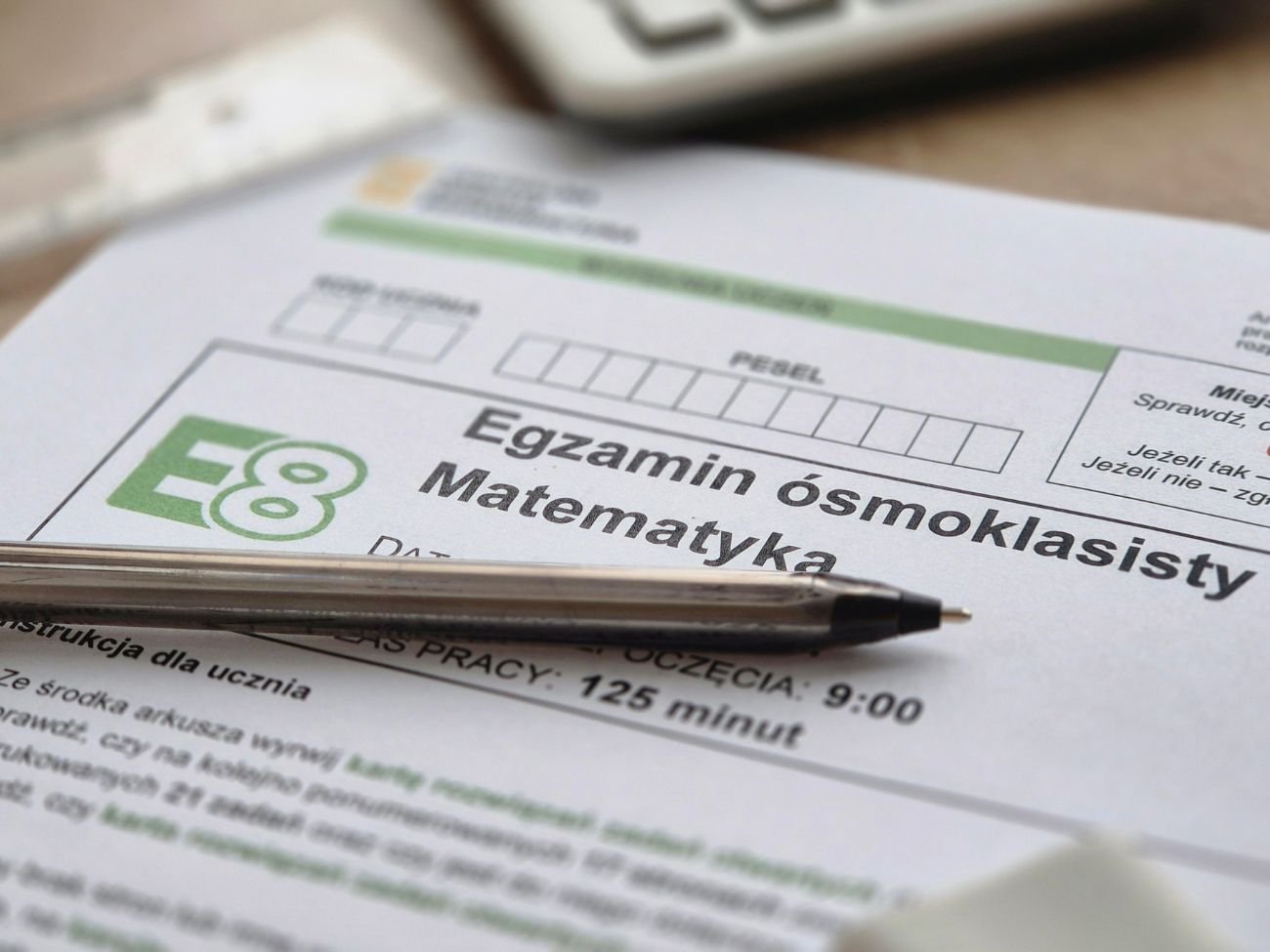 Egzamin ósmoklasisty z matematyki styczeń 2026 – arkusz próbny