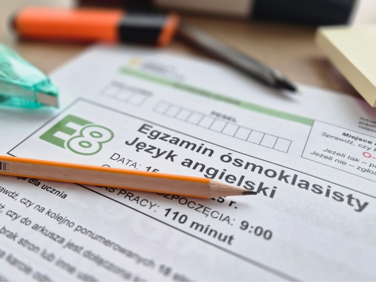 Egzamin ósmoklasisty z języka angielskiego maj 2023 – arkusz główny