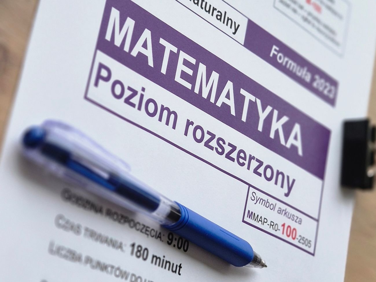 Matura próbna z matematyki grudzień 2024 - poziom rozszerzony