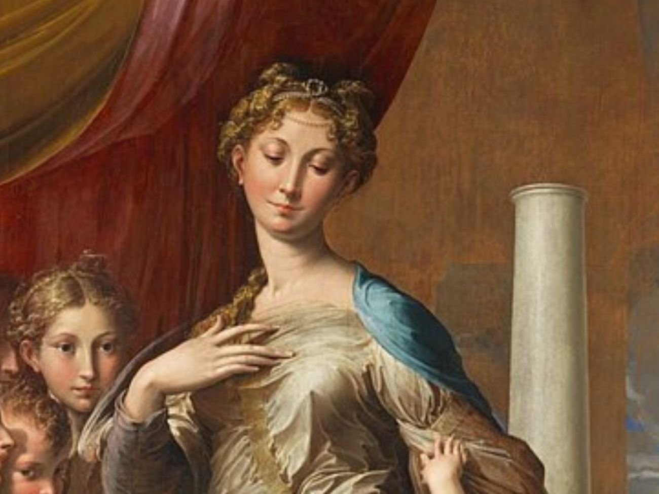 Analiza obrazu „Madonna z długą szyją” Parmigianino – manieryzm