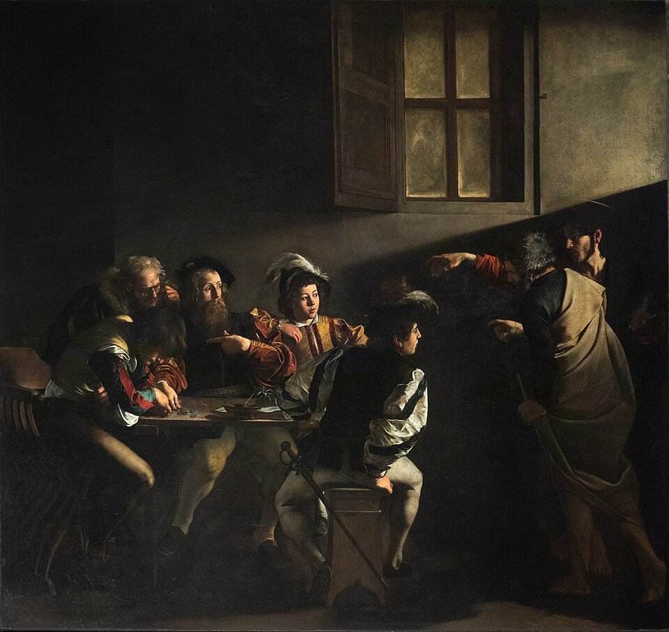 Analiza obrazu „Powołanie św. Mateusza” Caravaggio – barok