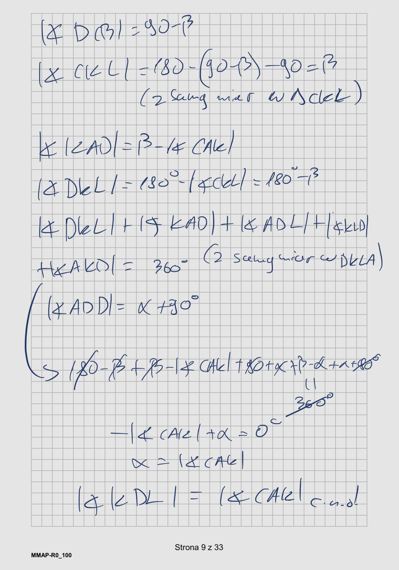 Matura dodatkowa 2026 z matematyki rozszerzonej. Arkusz z odpowiedziami - zadanie 5 część druga