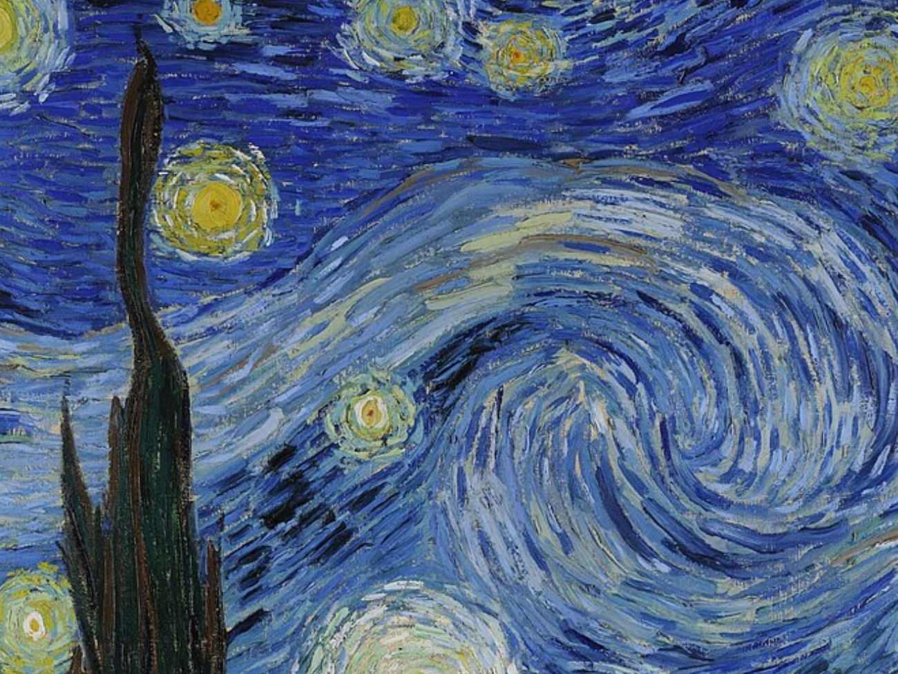 Analiza obrazu „Gwiaździsta noc” van Gogha – postimpresjonizm