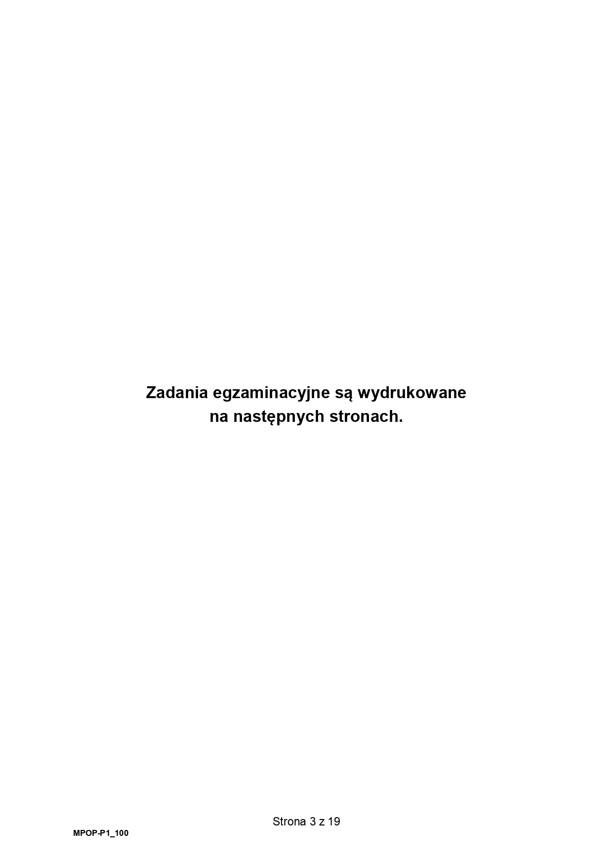 Matura poprawkowa sierpień 2026. Język polski, poziom podstawowy – strona 3