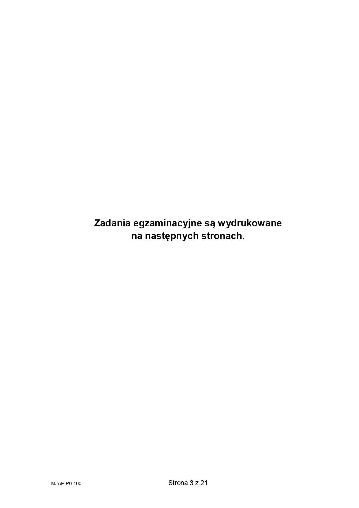 Matura poprawkowa z języka angielskiego sierpień 2026 - poziom podstawowy strona 3