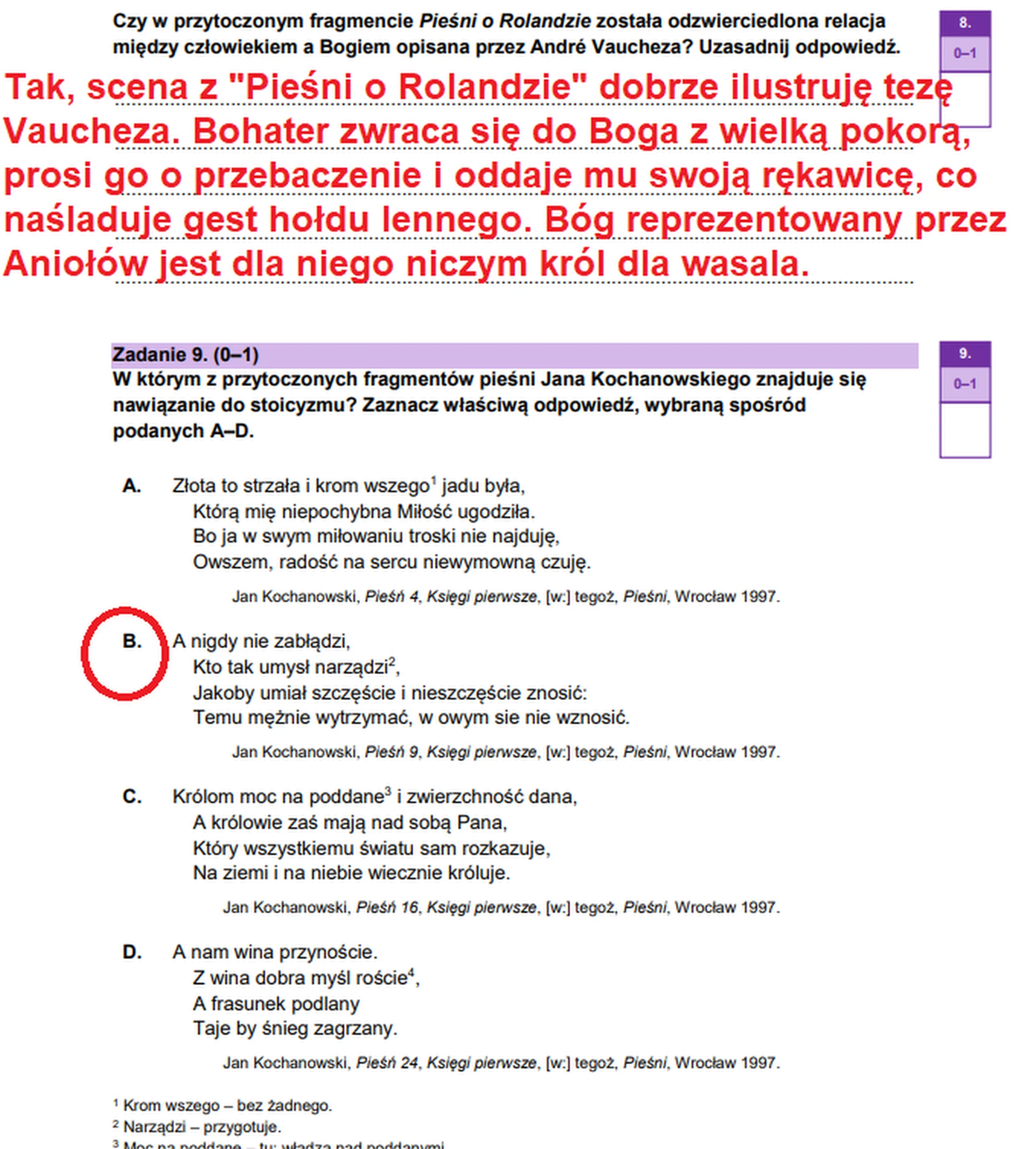 Matura maj 2026. Język polski, poziom podstawowy – zadanie 9