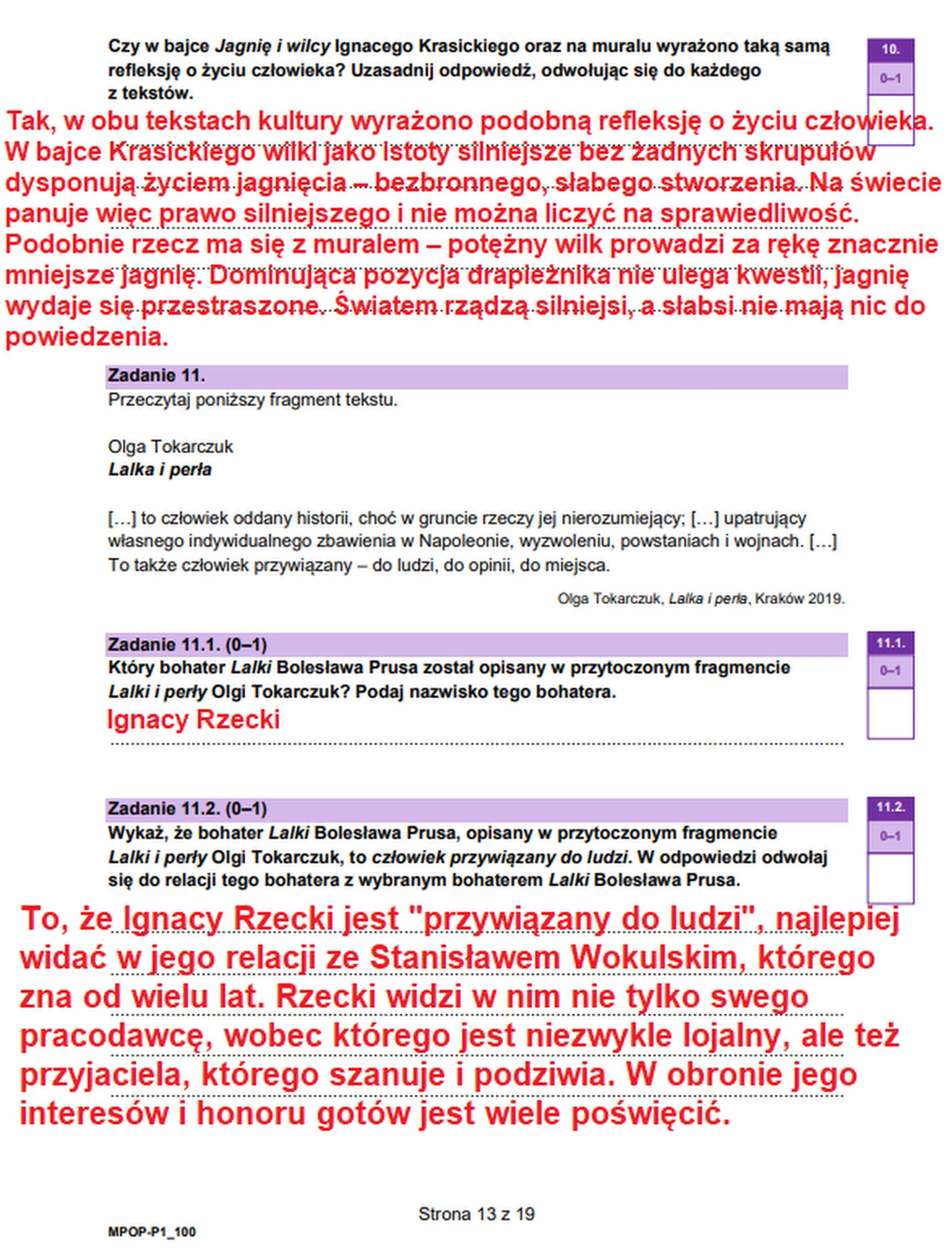 Matura maj 2026. Język polski, poziom podstawowy – zadanie 11