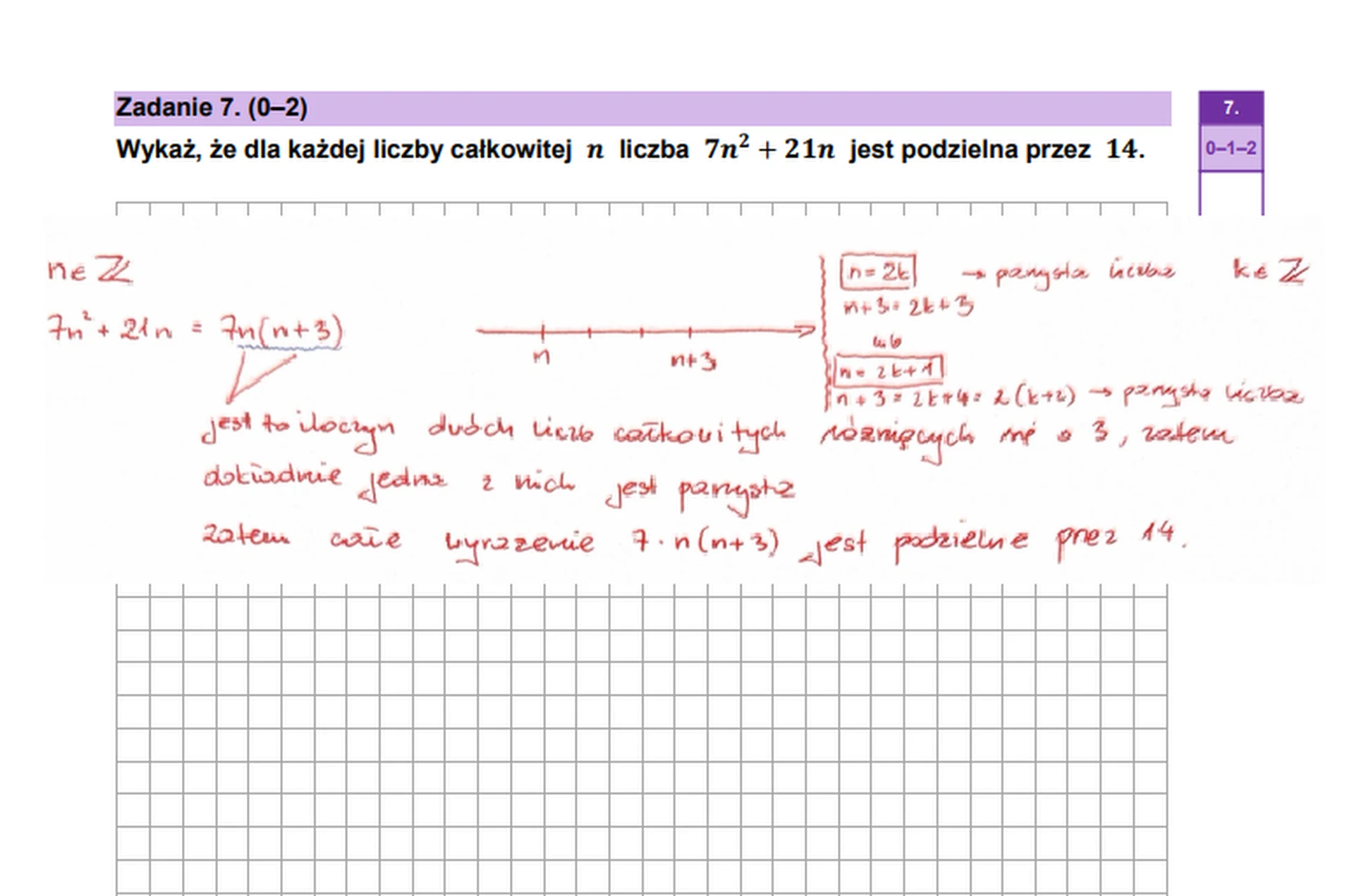 Matura maj 2026. Matematyka, poziom podstawowy – zadanie 7