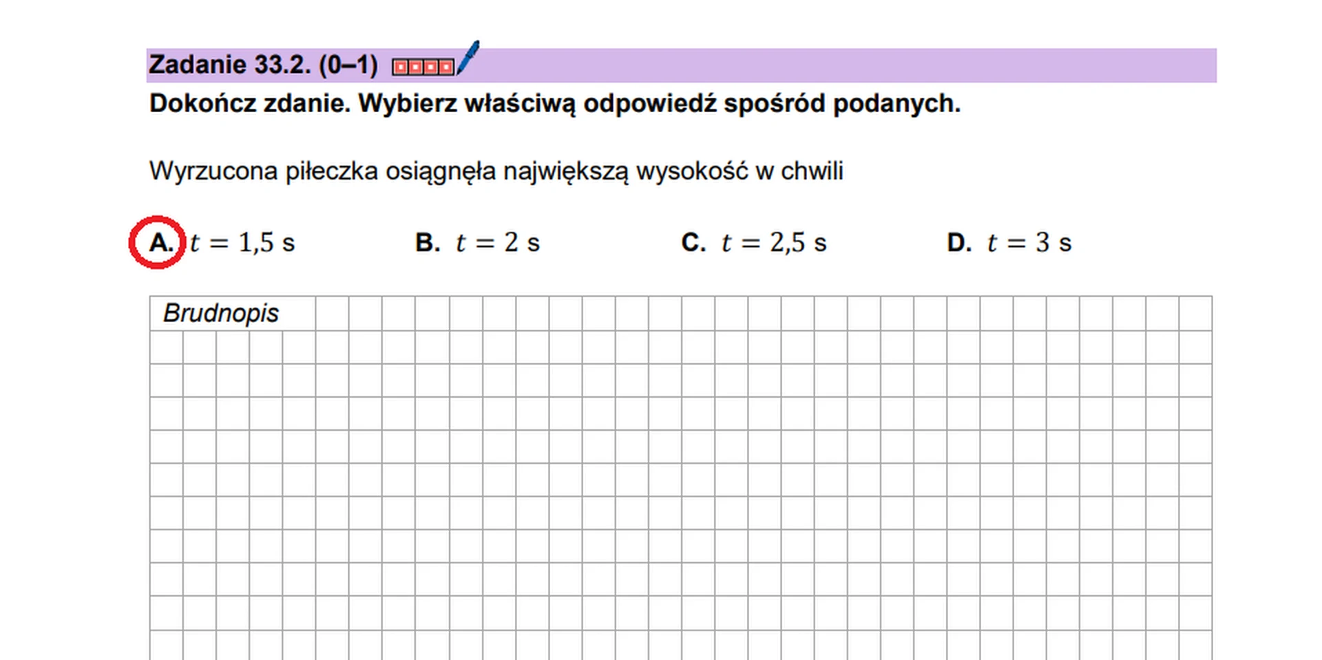 Matura maj 2026. Matematyka, poziom podstawowy – zadanie 33.2