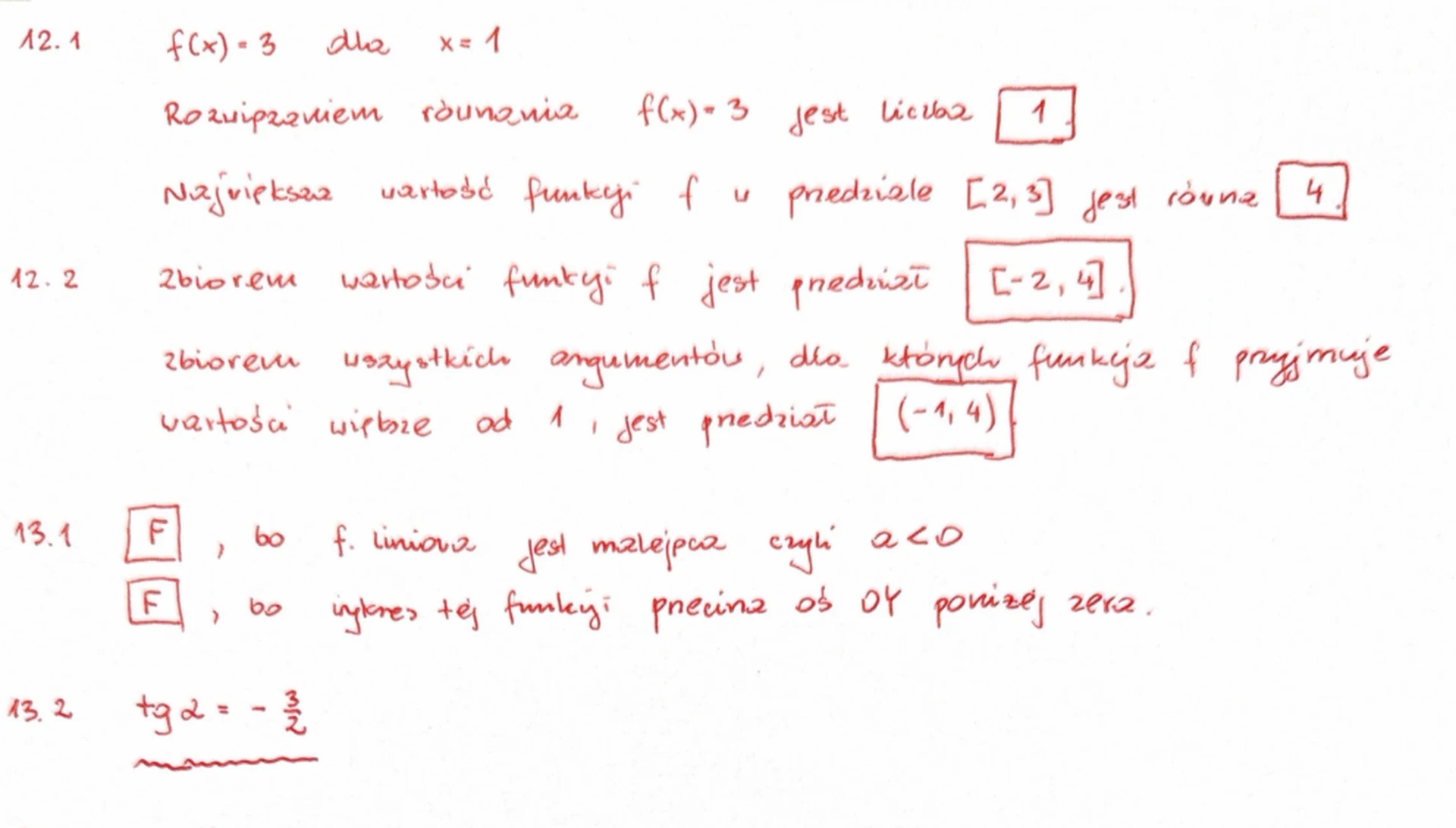 Matura z matematyki maj 2026 - pełne rozwiązania do zadań zamkniętych 2