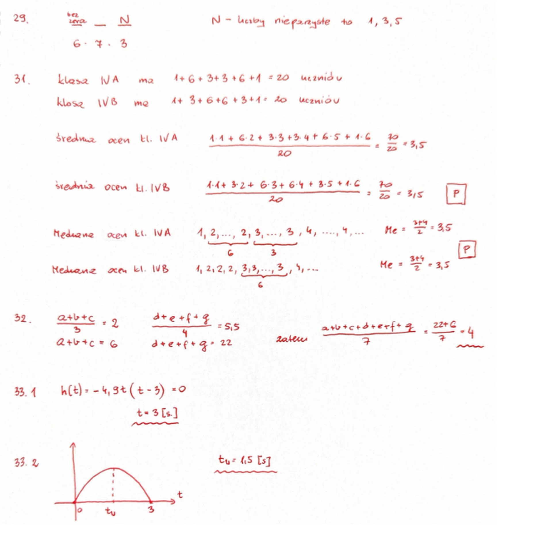 Matura z matematyki maj 2026 - pełne rozwiązania do zadań zamkniętych 6