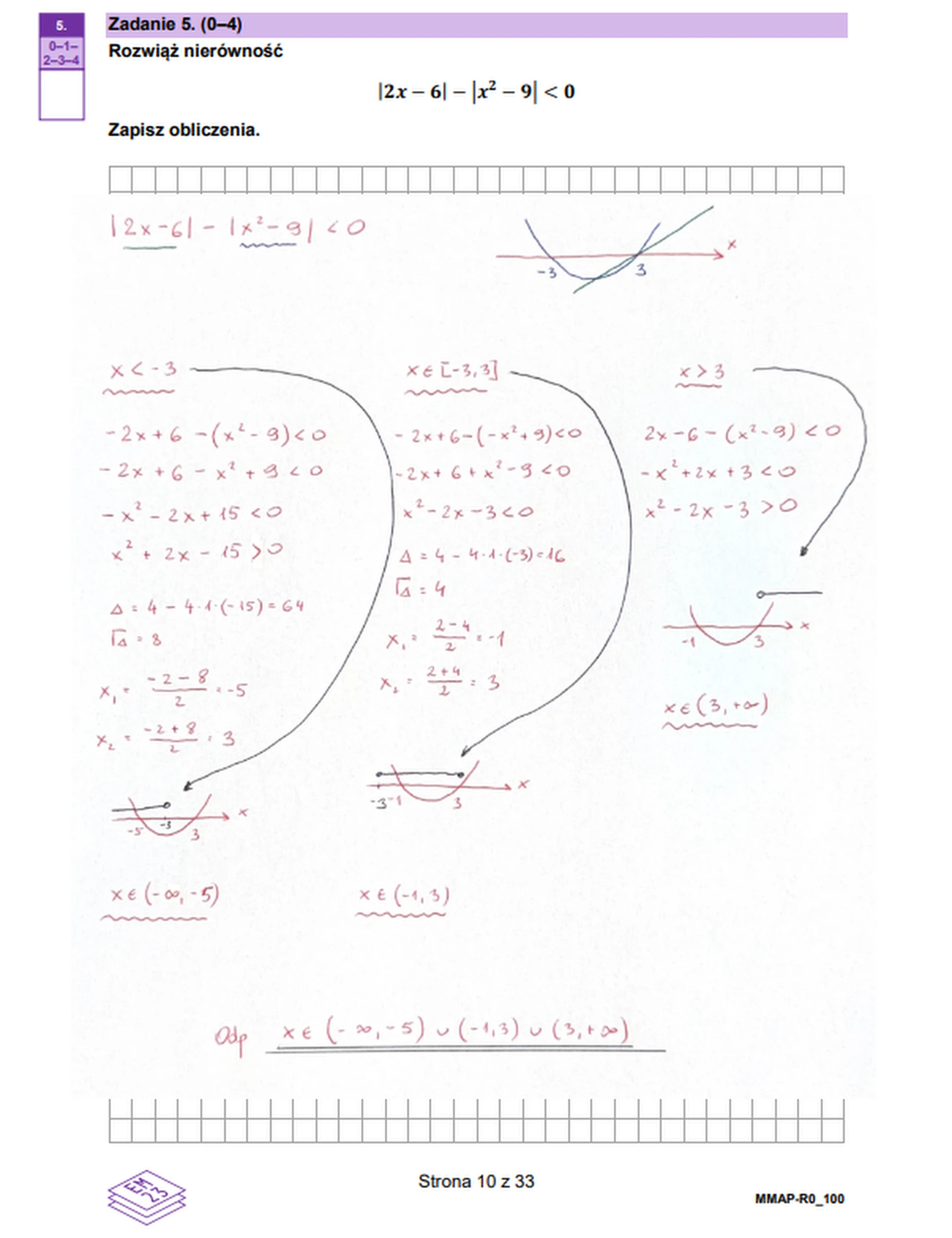 Matura maj 2026. Matematyka, poziom rozszerzony – zadanie 5