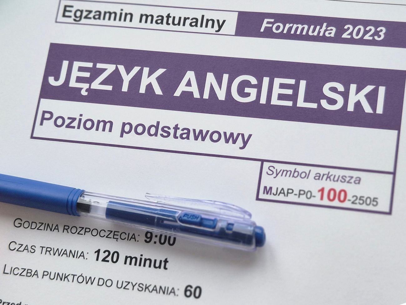 Matura poprawkowa z języka angielskiego sierpień 2026 - poziom podstawowy