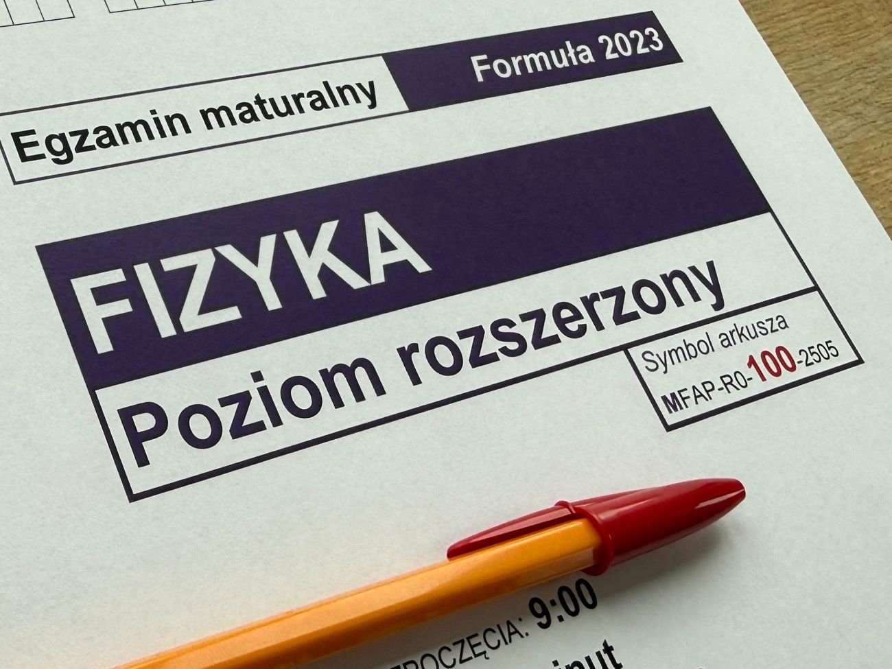 Matura z fizyki maj 2026 - poziom rozszerzony