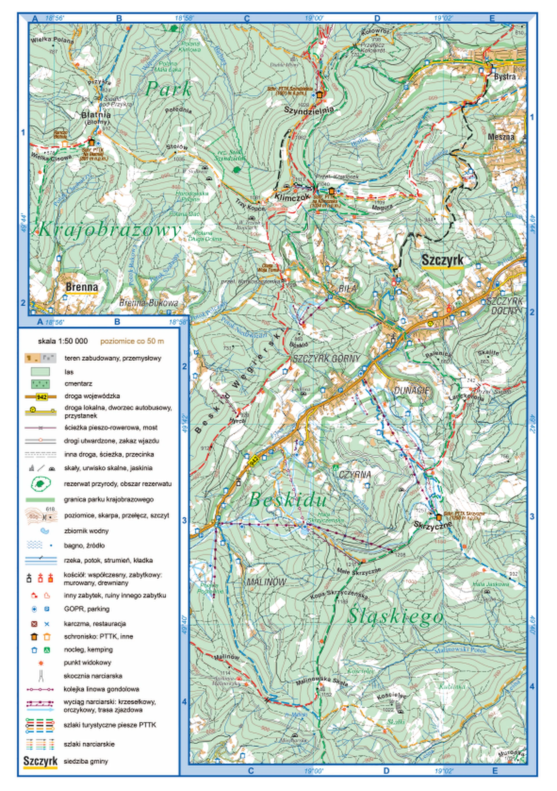 Matura maj 2026. Geografia, poziom rozszerzony – mapa do zadań
