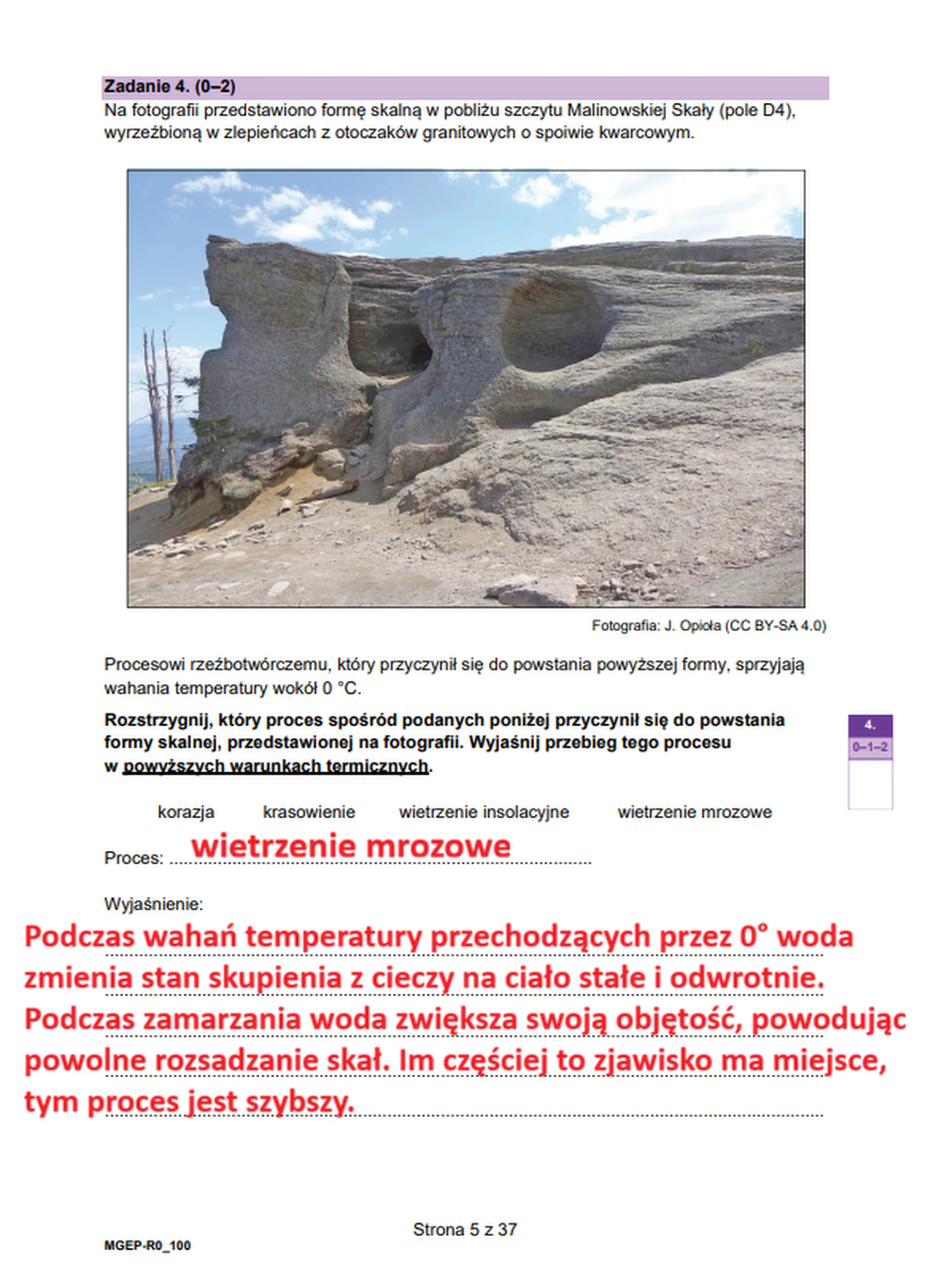 Matura maj 2026. Geografia poziom rozszerzony – zadanie 4