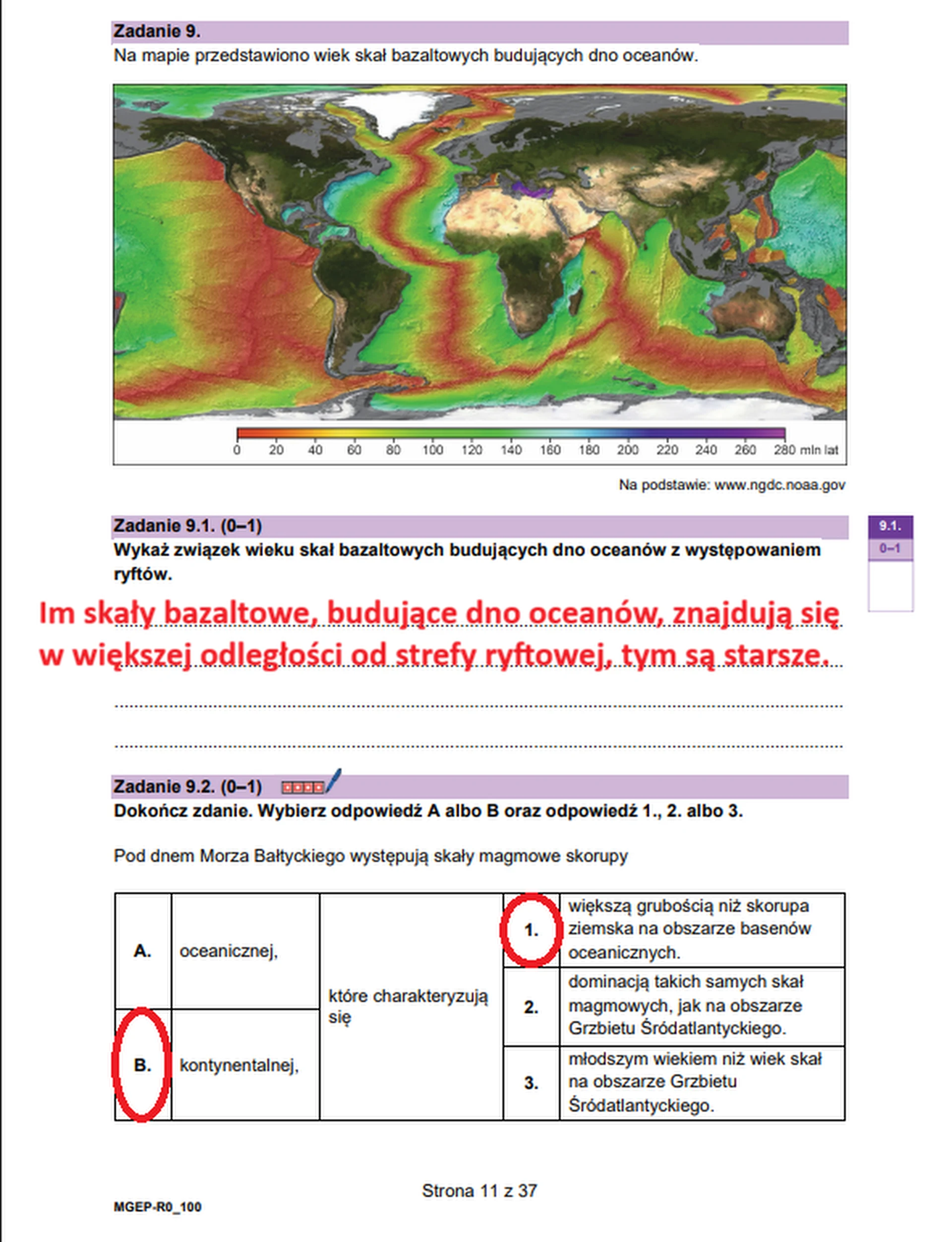 Matura maj 2026. Geografia poziom rozszerzony – zadanie 9
