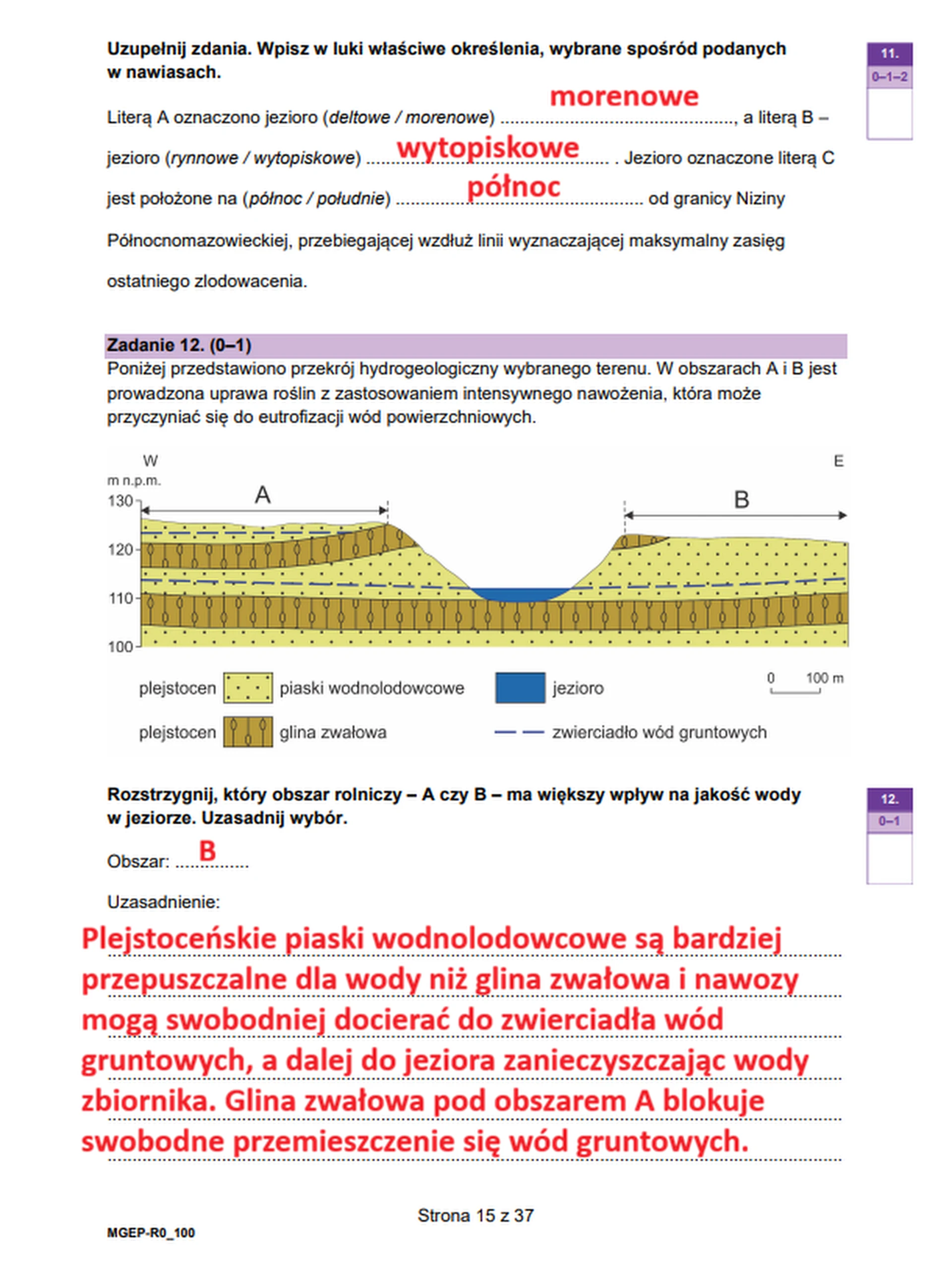 Matura maj 2026. Geografia poziom rozszerzony – zadanie 12