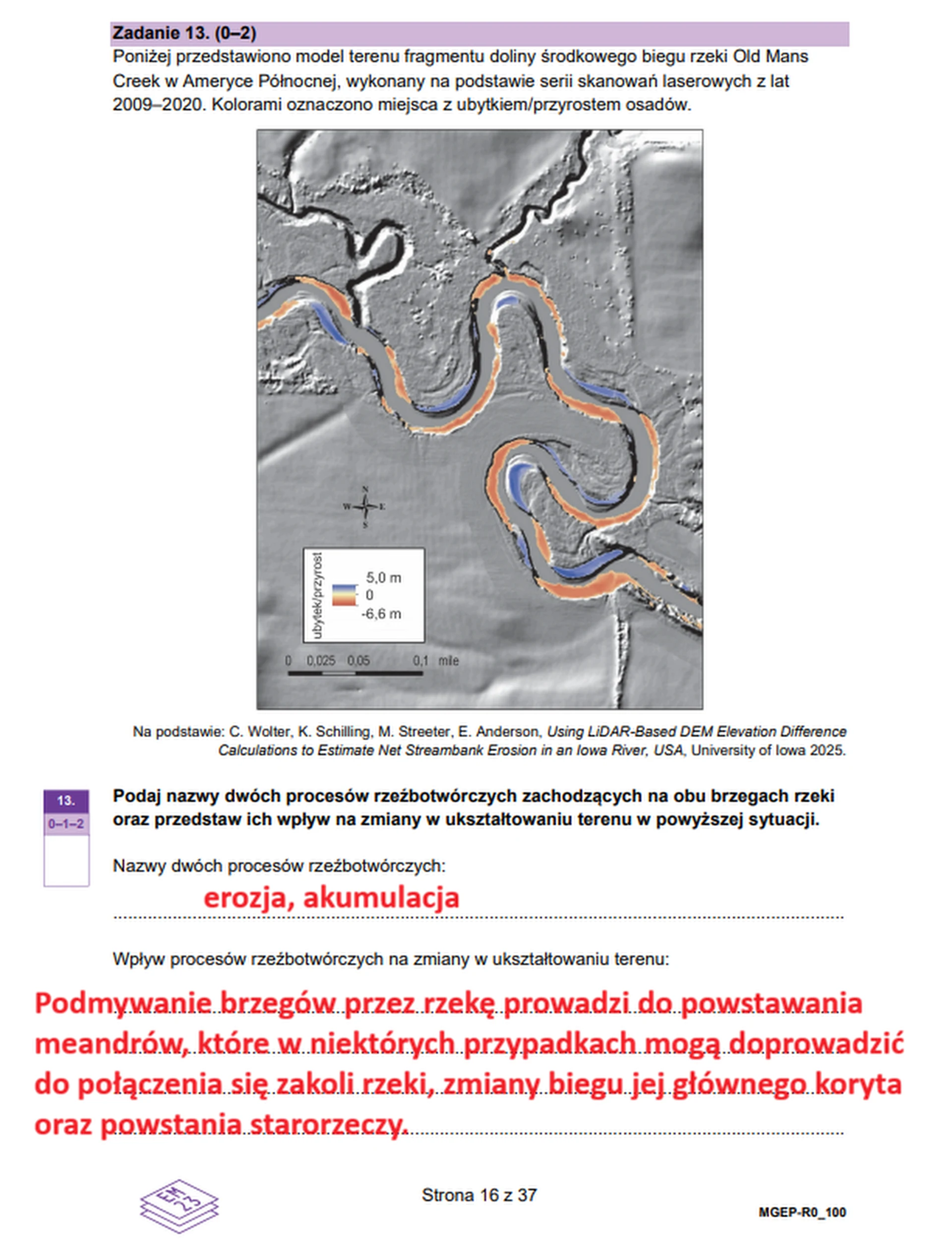 Matura maj 2026. Geografia poziom rozszerzony – zadanie 13