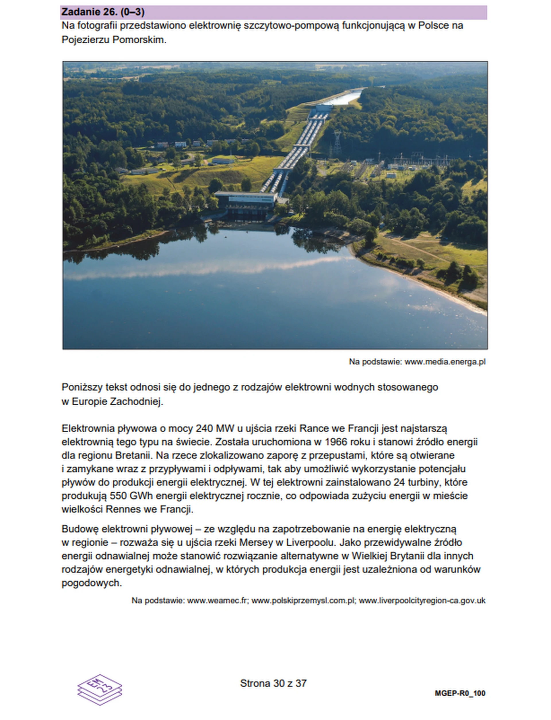 Matura maj 2026. Geografia poziom rozszerzony – zadanie 26