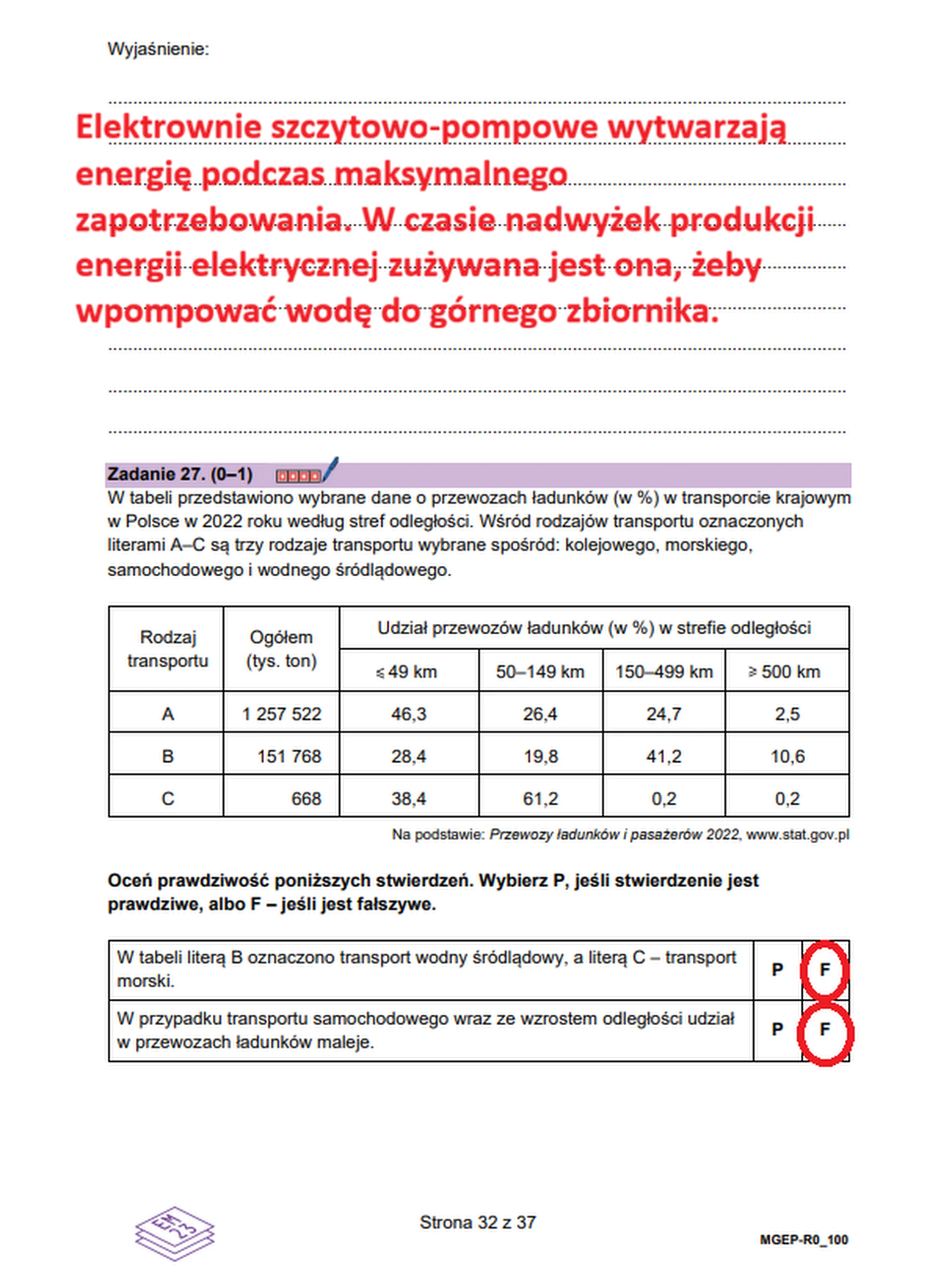 Matura maj 2026. Geografia poziom rozszerzony – zadanie 27