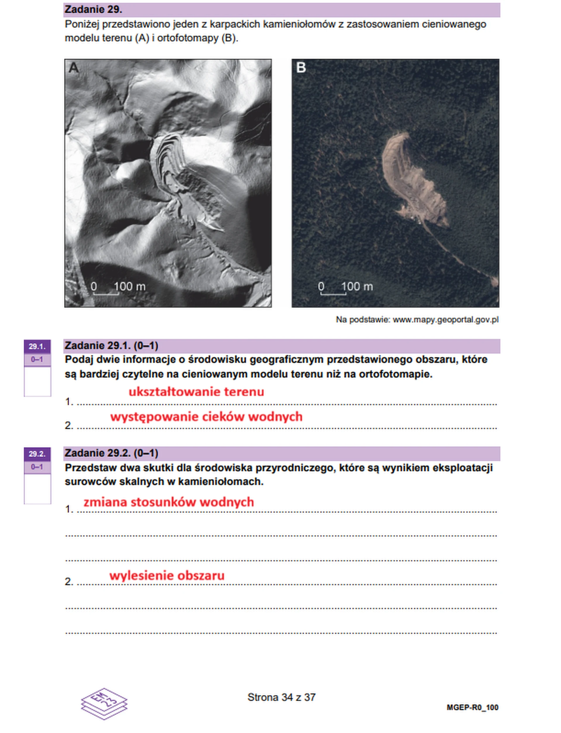 Matura maj 2026. Geografia poziom rozszerzony – zadanie 29